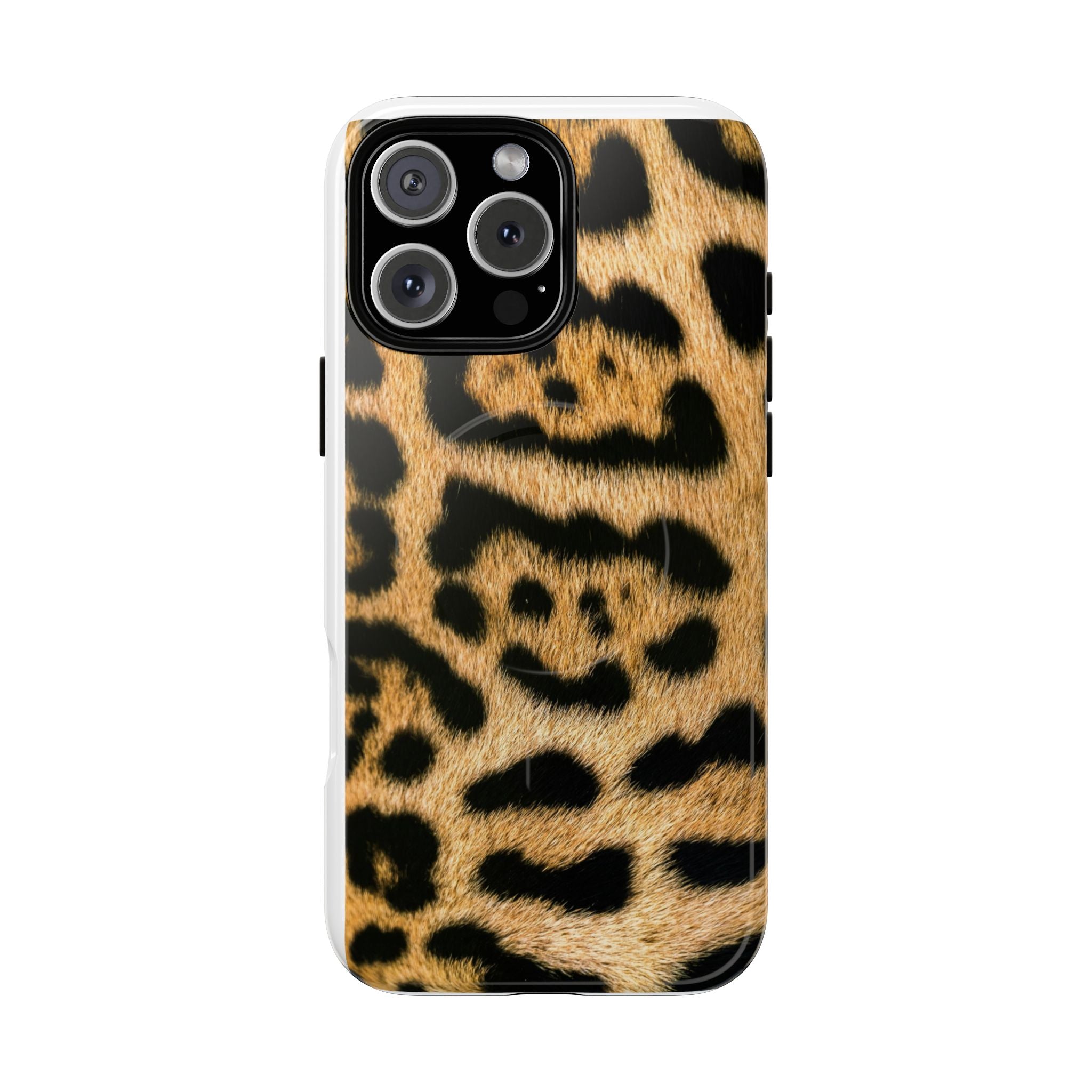 Leopard Print Phone Case Tough Magnetic Case | Animal Print Magnetic Phone Cover