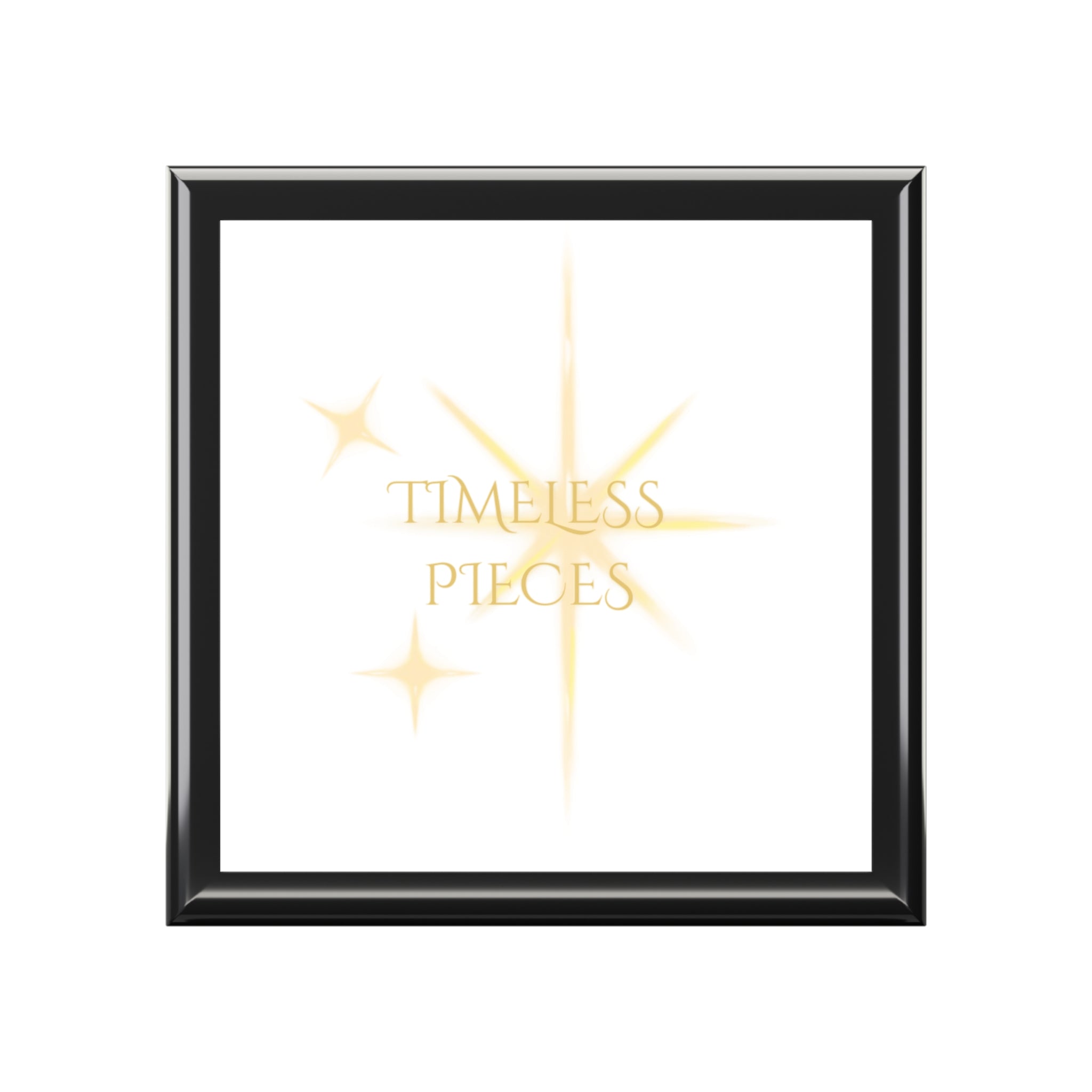 Timeless Pieces Jewelry Box — Elegant Sparkle Keepsake Organizer
