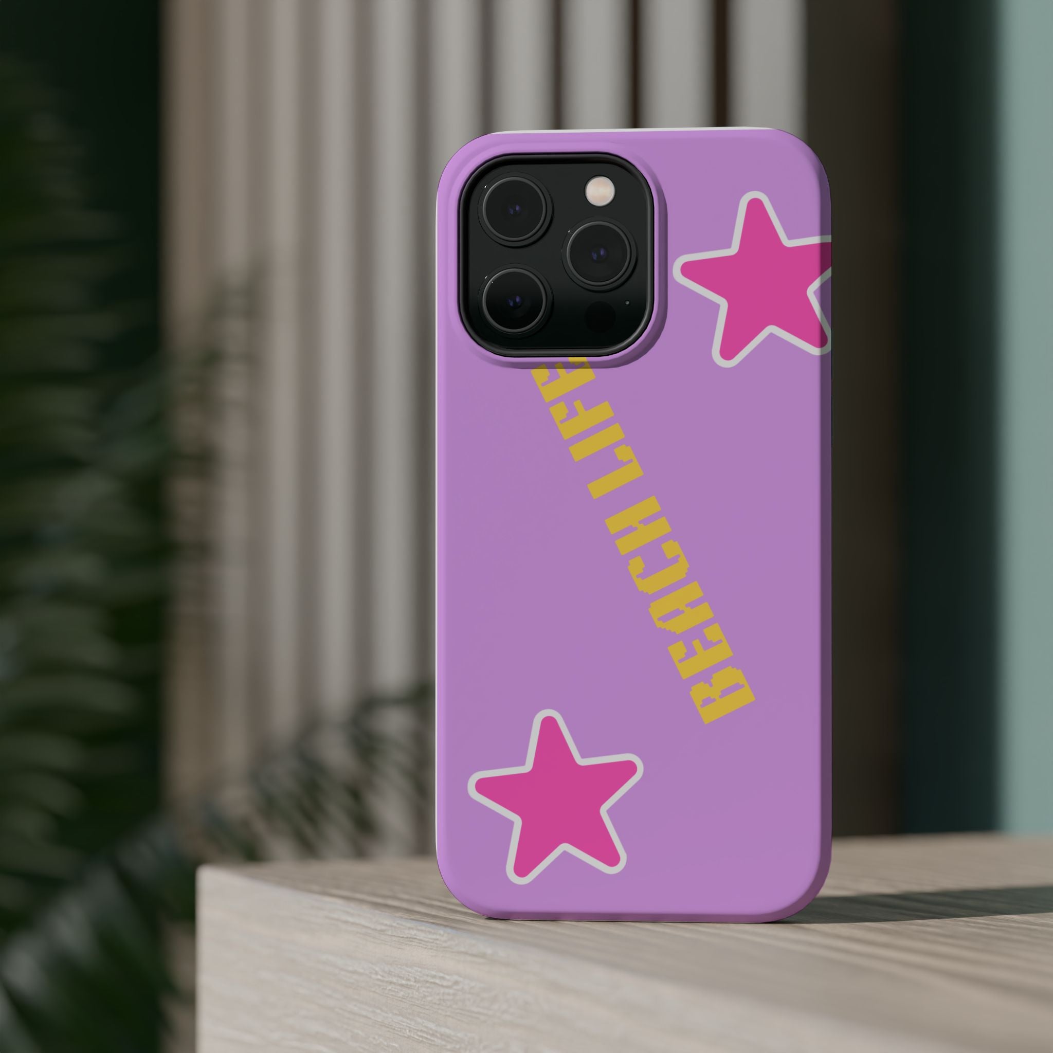 Beach Life Phone Case | Purple Starfish Magnetic Impact Case
