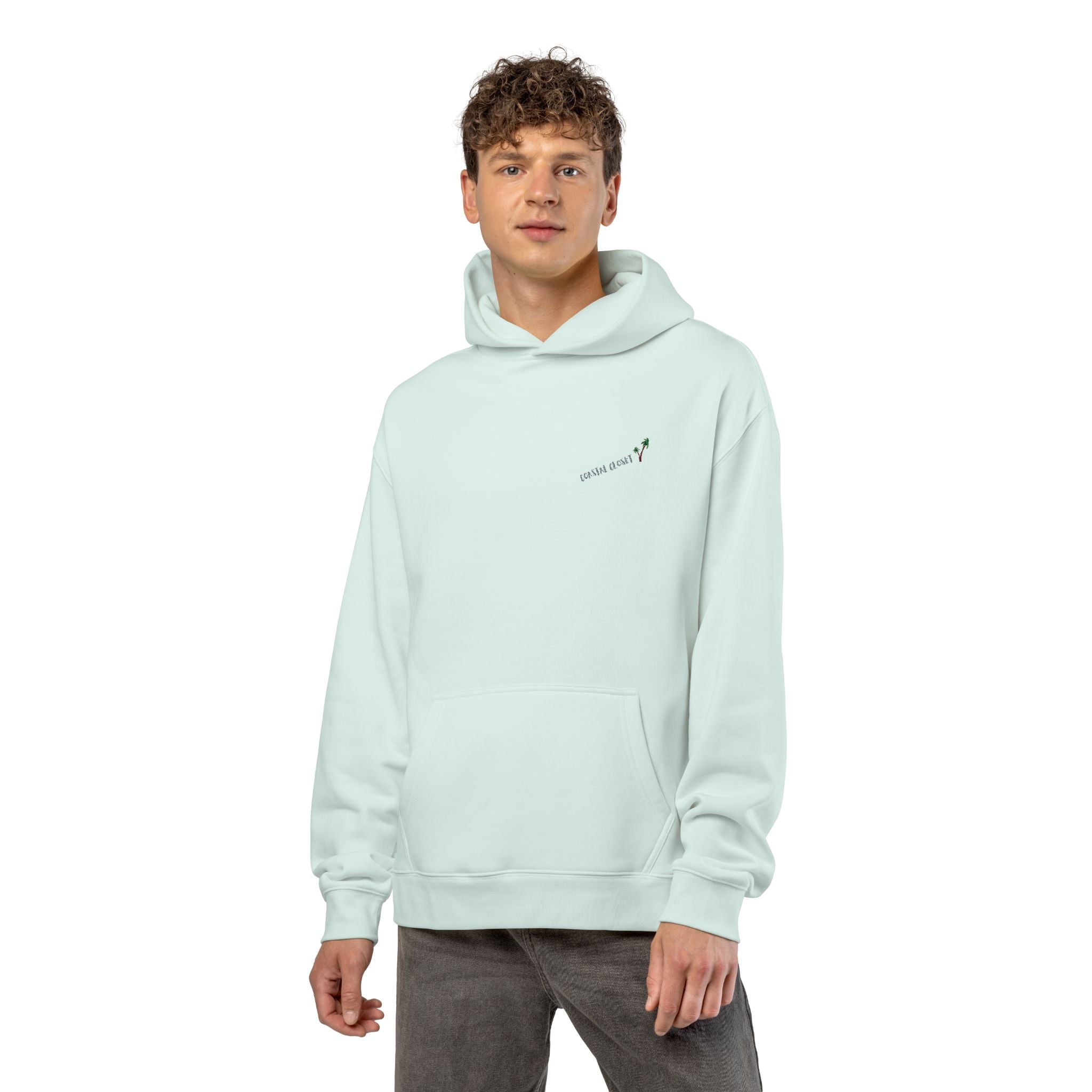 Minimal Dandelion Hoodie — Cozy Neutral Relaxed Fit with Tiny Dandelion Design