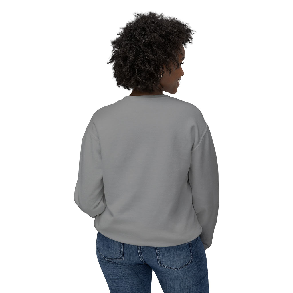 Hibiscus Floral Crewneck Sweatshirt — Lightweight Tropical Flower Pullover