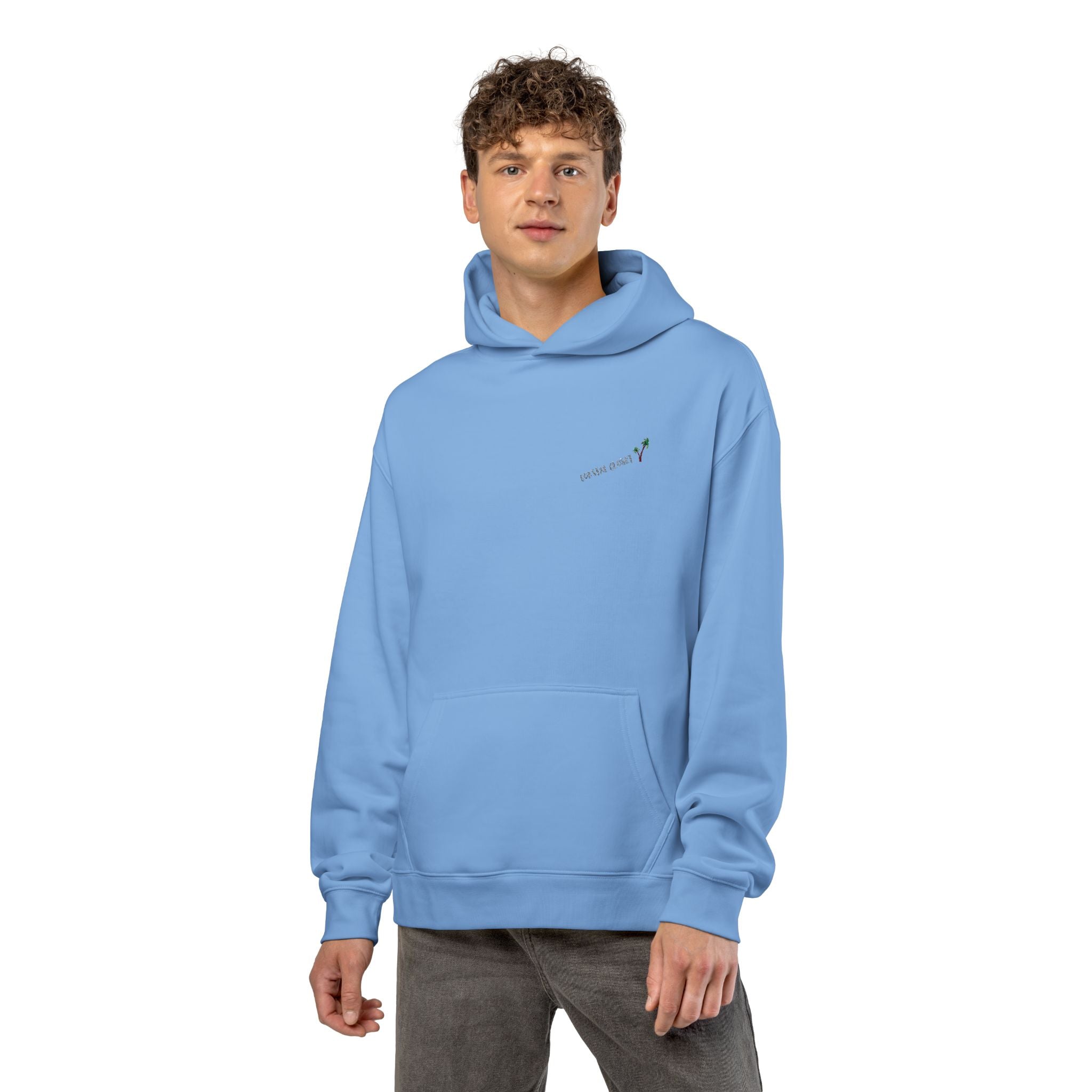 Minimal Dandelion Hoodie — Cozy Neutral Relaxed Fit with Tiny Dandelion Design