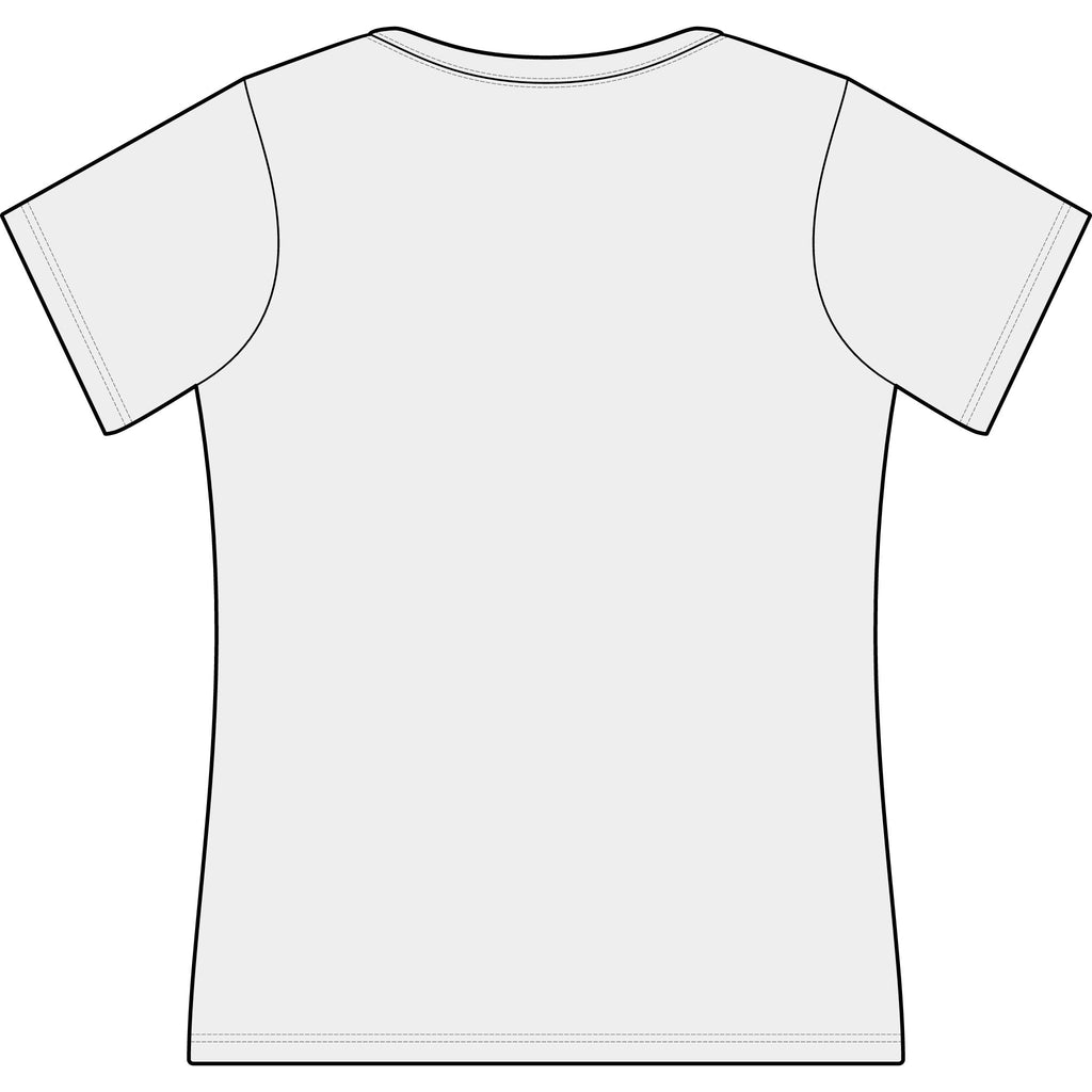 Coastal Crochet Women's Scoop Neck Tee — Minimal Beachy 'Coastal Crochet' Chest Logo