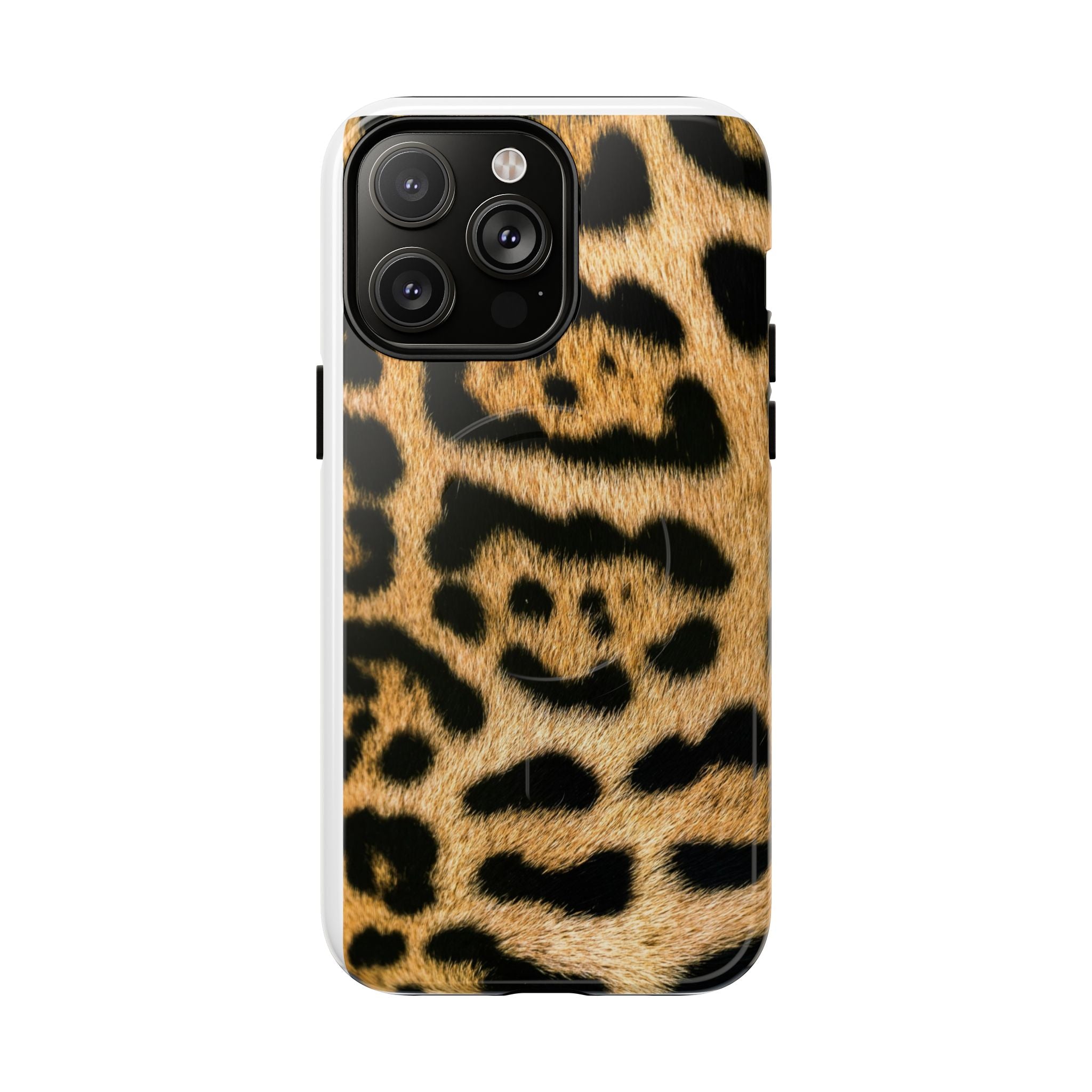 Leopard Print Phone Case Tough Magnetic Case | Animal Print Magnetic Phone Cover