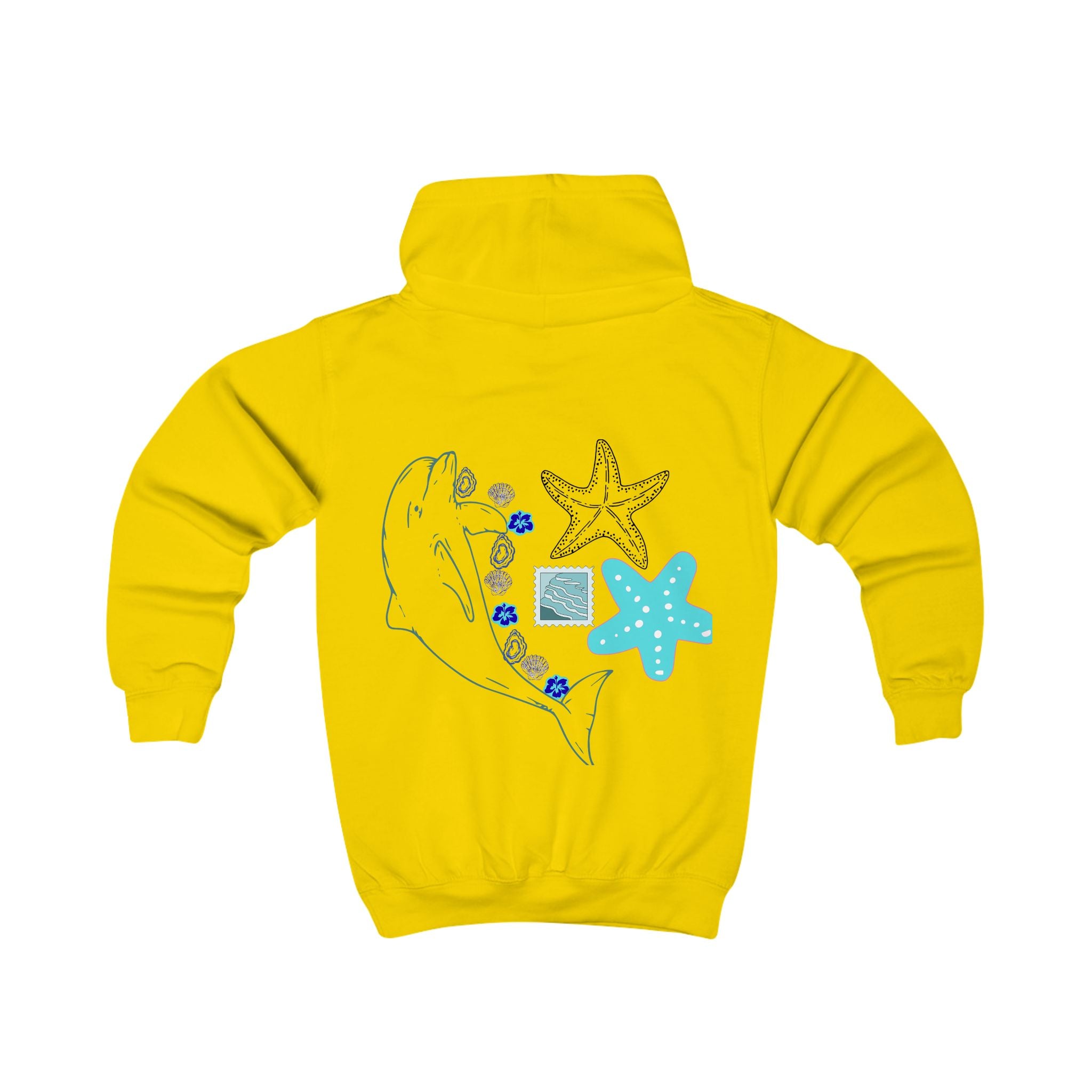 Kids Coastal Postcard Hoodie
