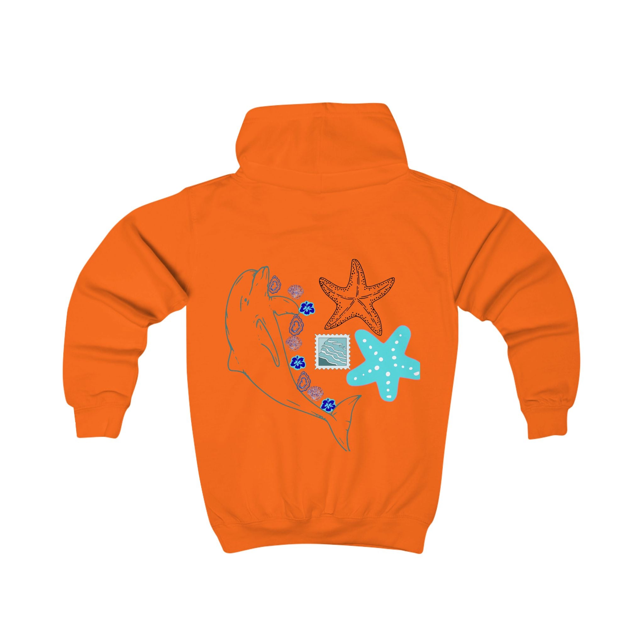 Kids Coastal Postcard Hoodie