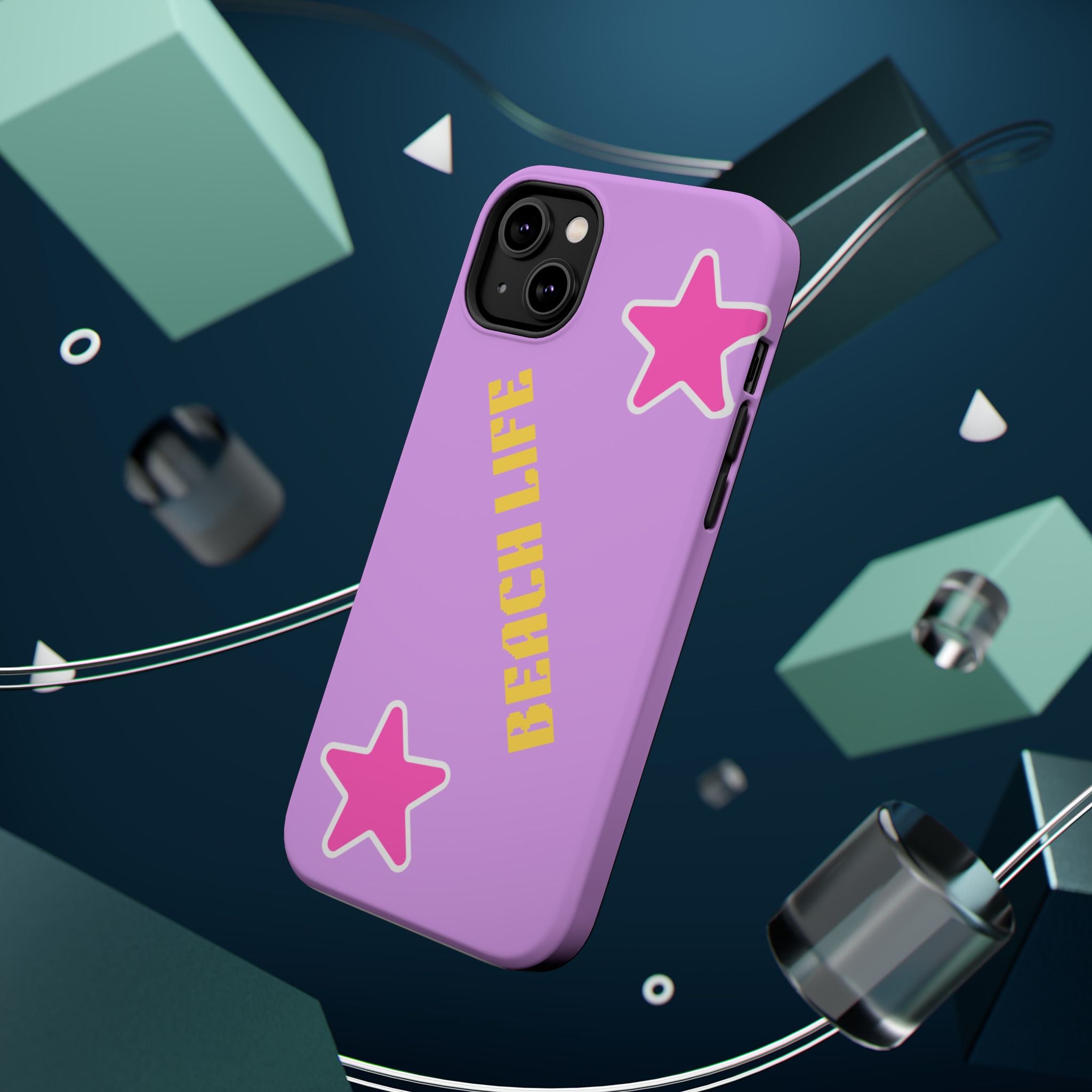 Beach Life Phone Case | Purple Starfish Magnetic Impact Case