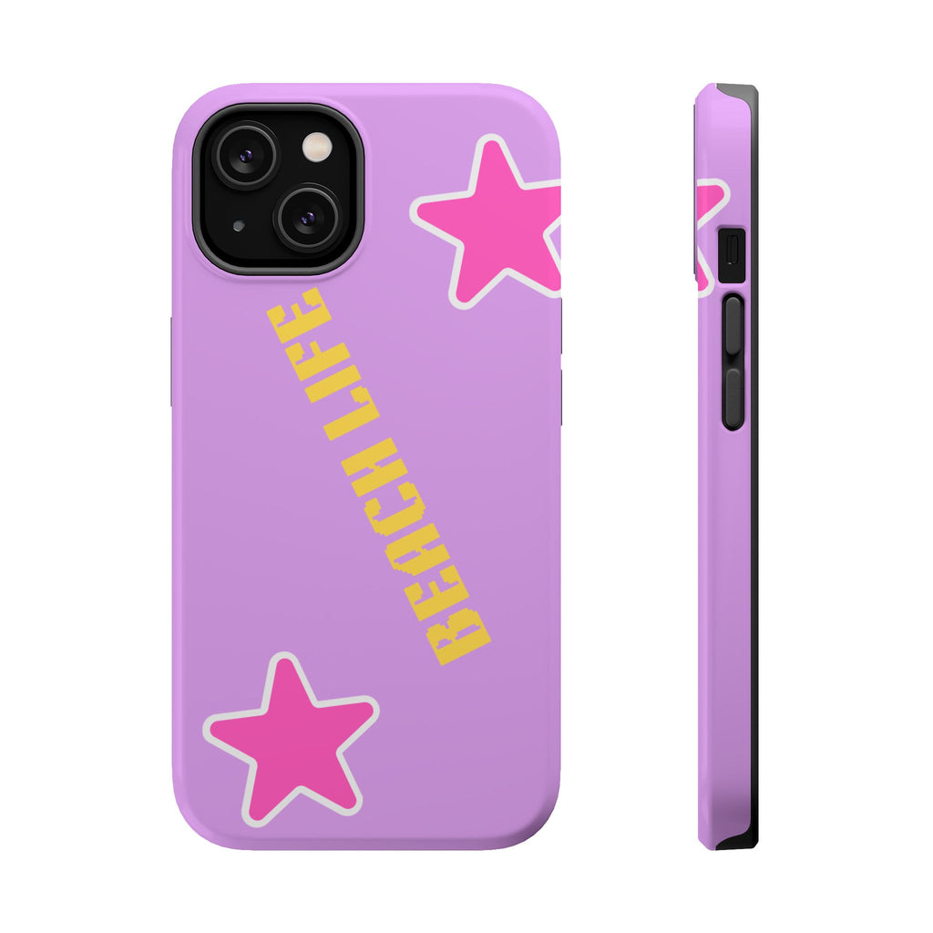 Beach Life Phone Case | Purple Starfish Magnetic Impact Case