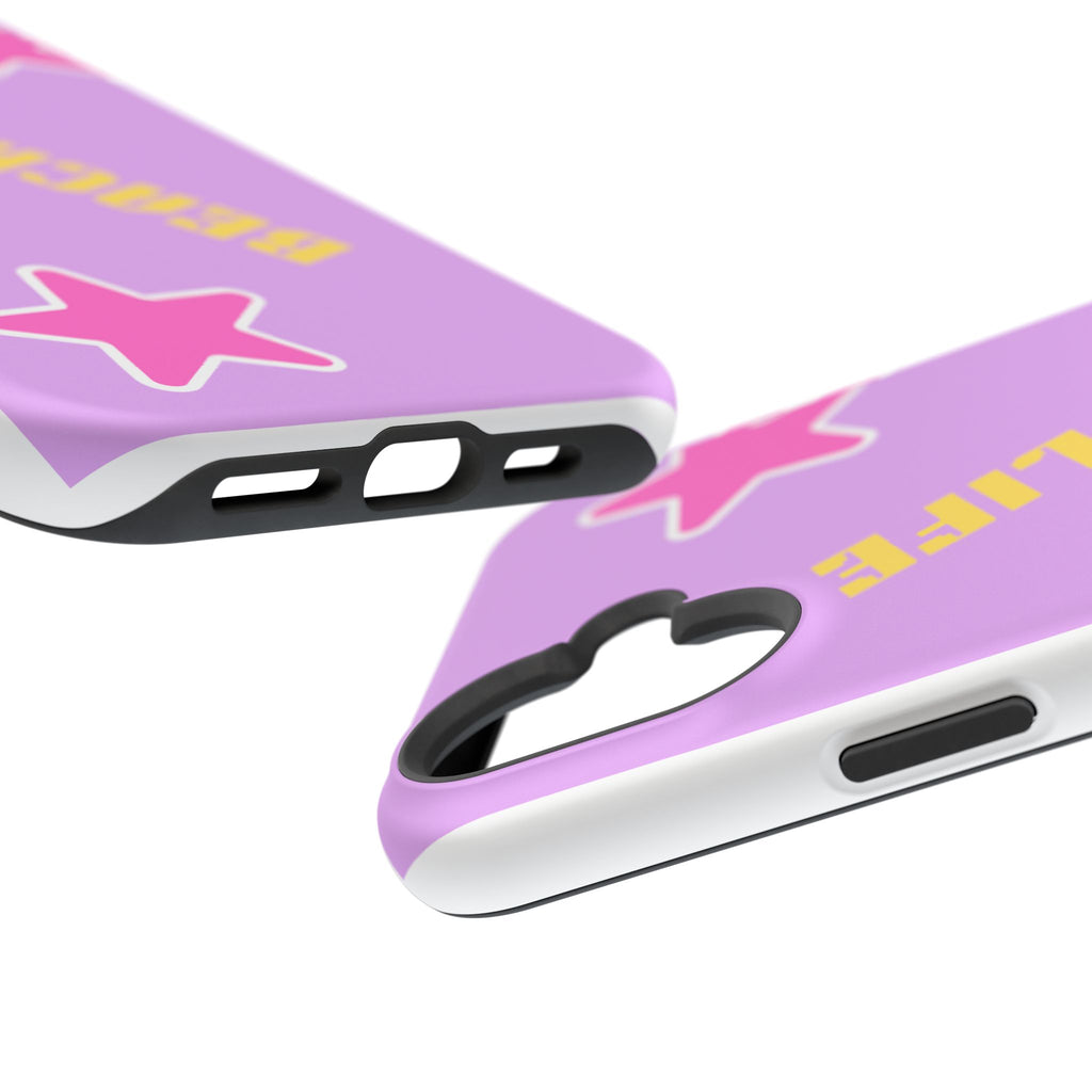 Beach Life Phone Case | Purple Starfish Magnetic Impact Case