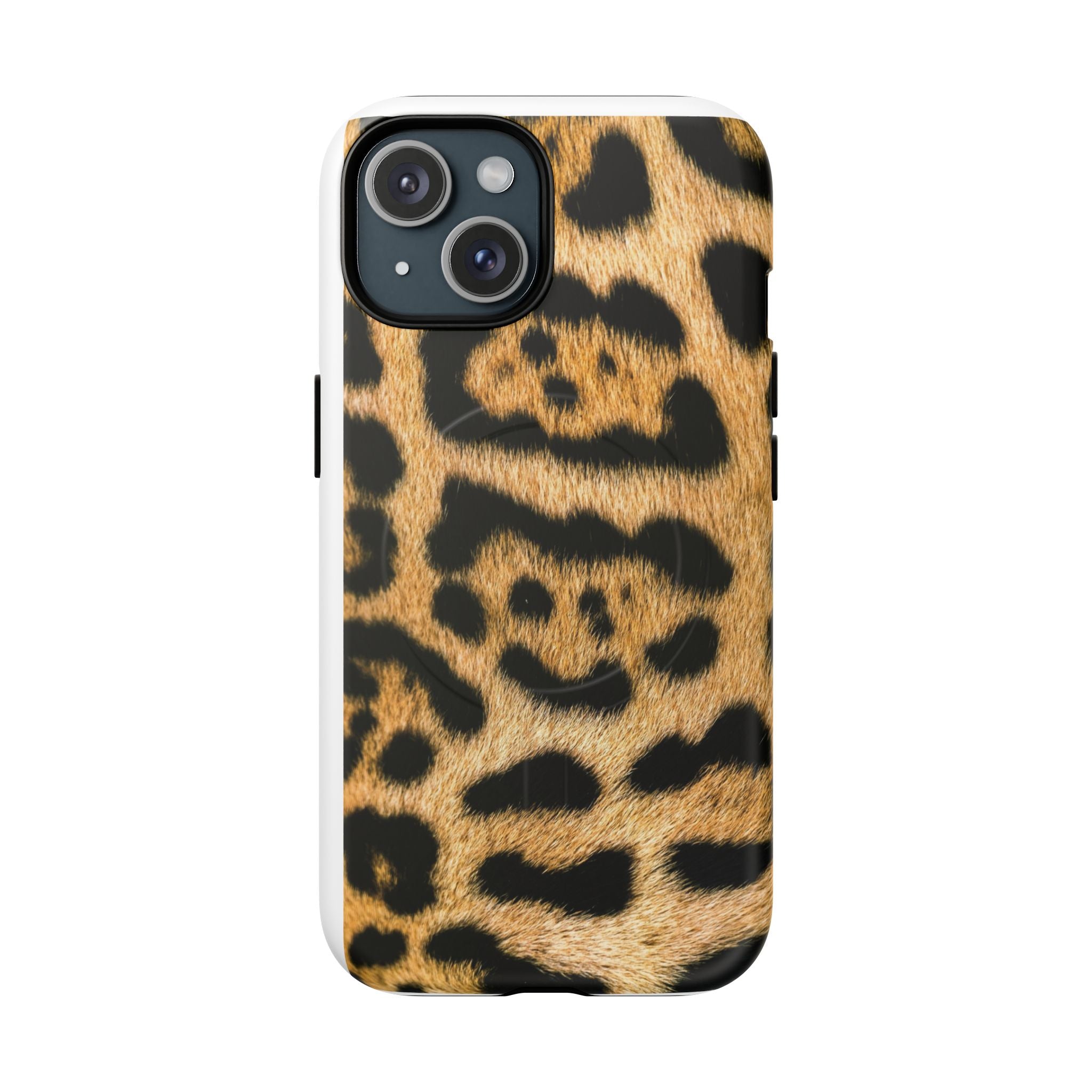 Leopard Print Phone Case Tough Magnetic Case | Animal Print Magnetic Phone Cover