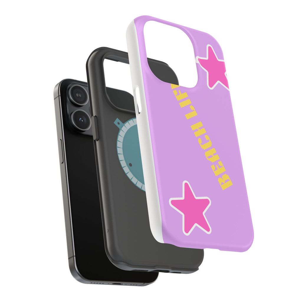 Beach Life Phone Case | Purple Starfish Magnetic Impact Case