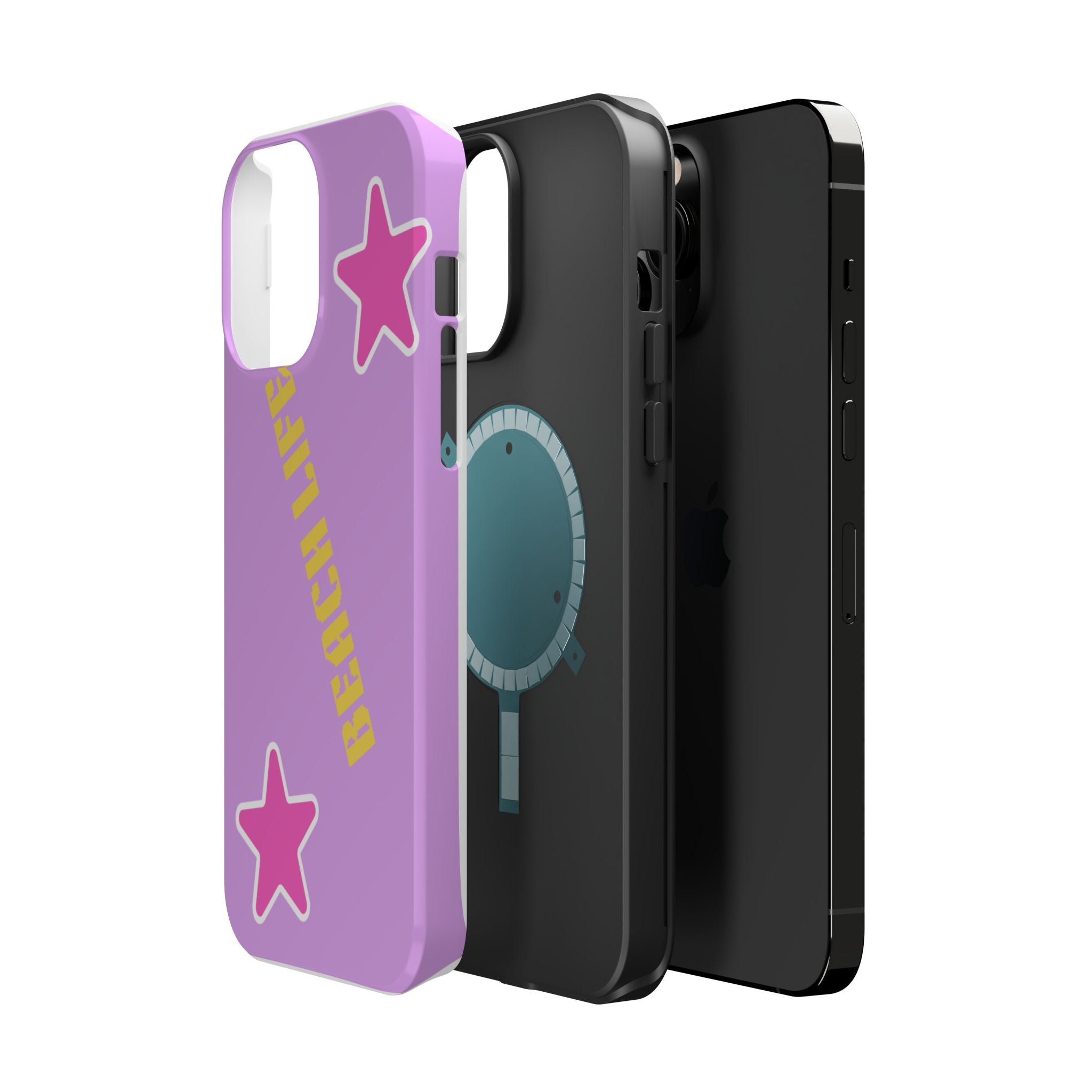 Beach Life Phone Case | Purple Starfish Magnetic Impact Case