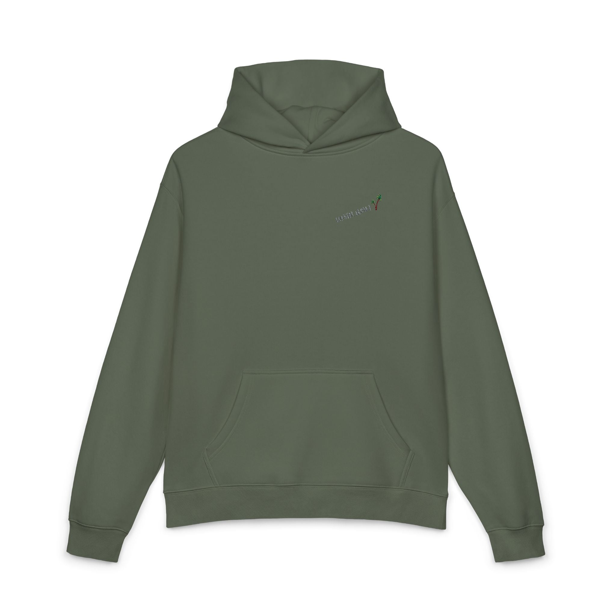 Minimal Dandelion Hoodie — Cozy Neutral Relaxed Fit with Tiny Dandelion Design