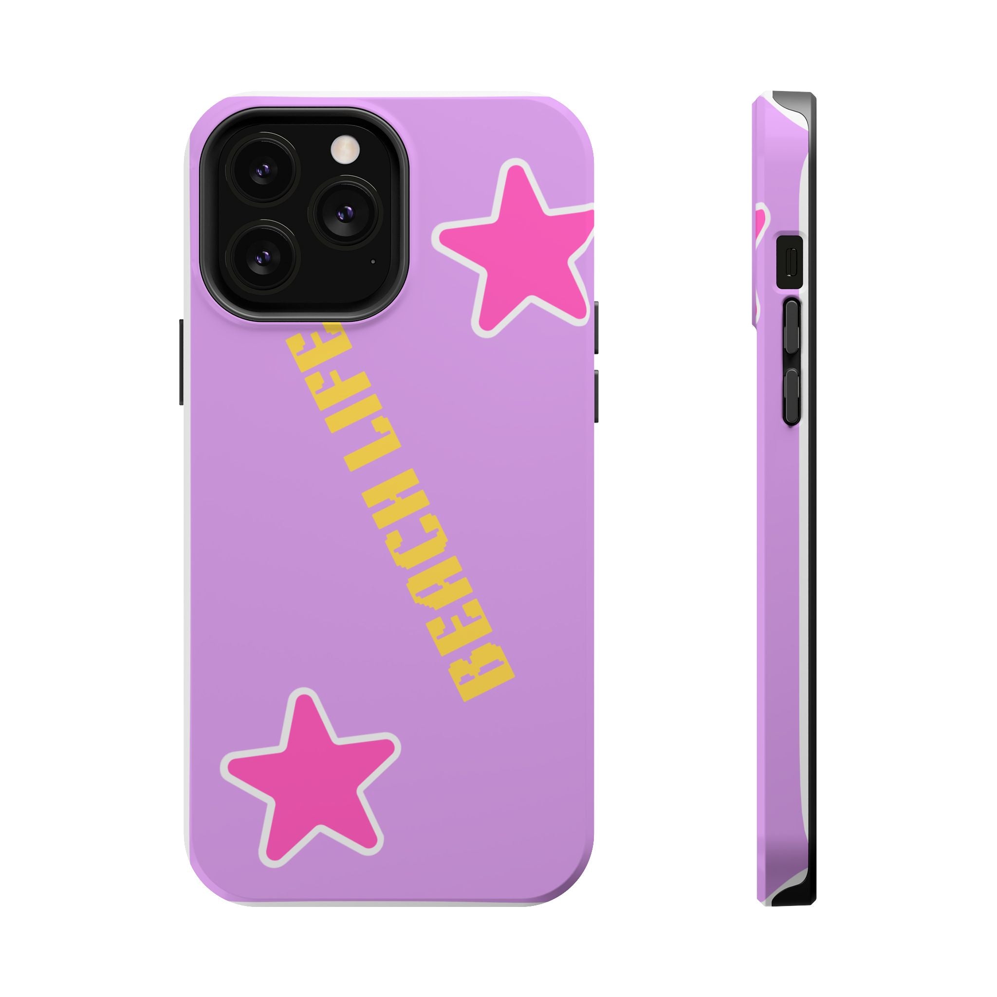 Beach Life Phone Case | Purple Starfish Magnetic Impact Case