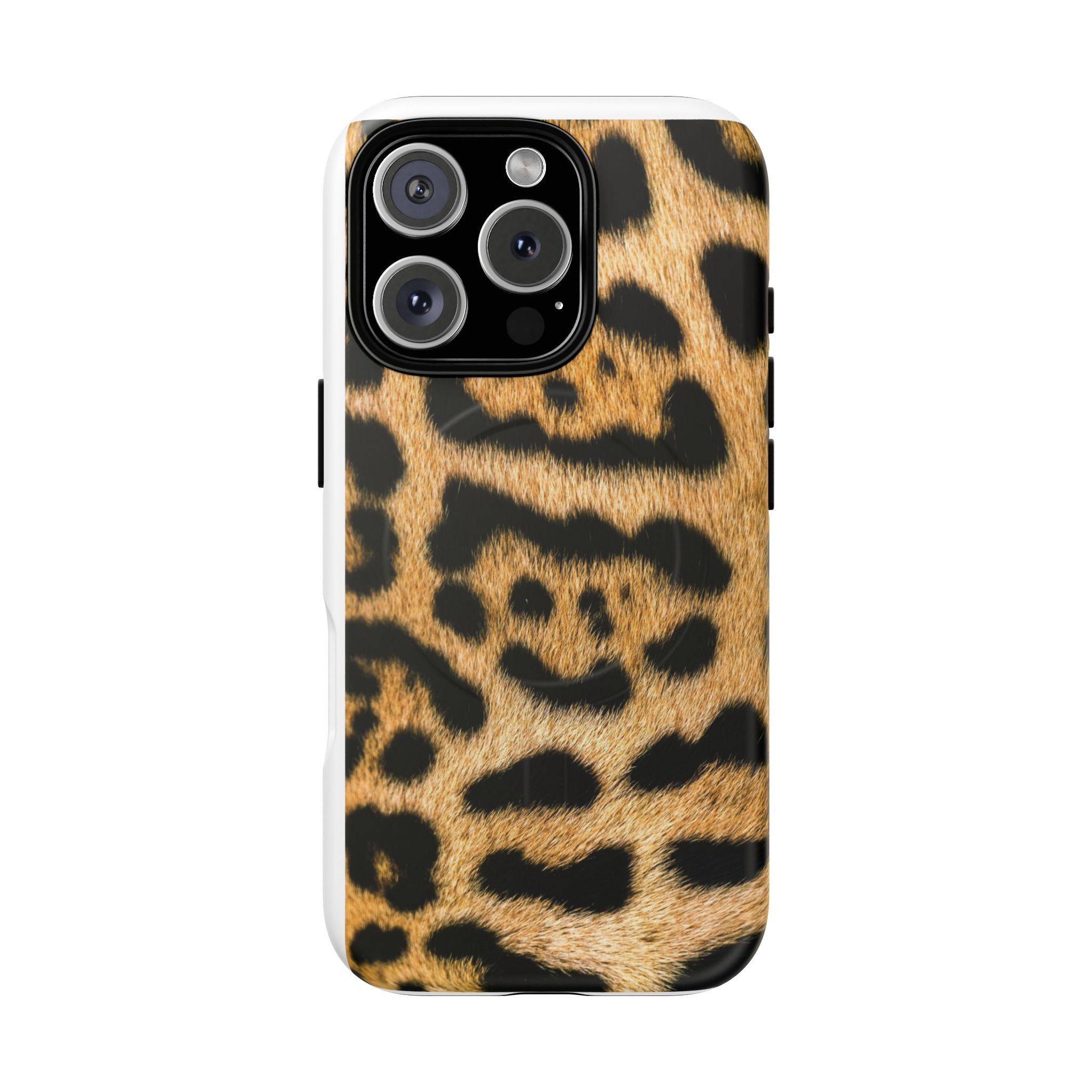Leopard Print Phone Case Tough Magnetic Case | Animal Print Magnetic Phone Cover
