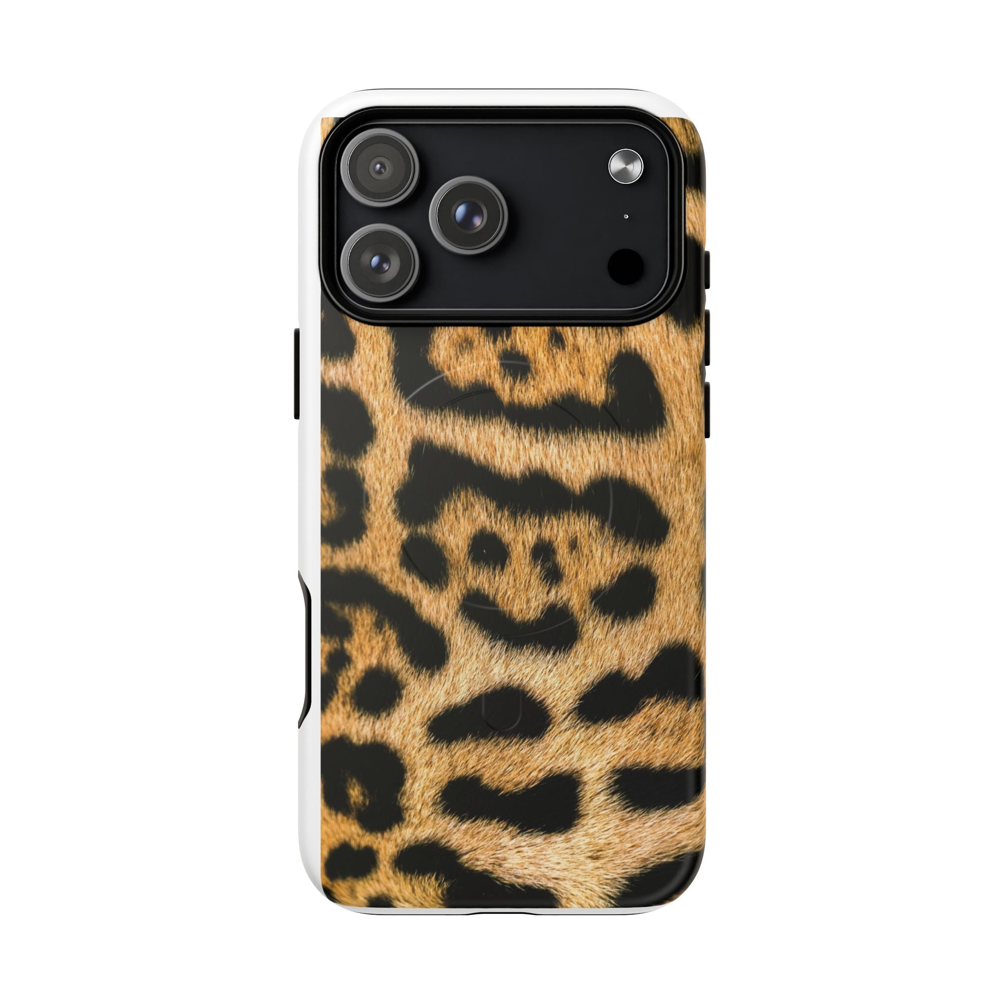 Leopard Print Phone Case Tough Magnetic Case | Animal Print Magnetic Phone Cover