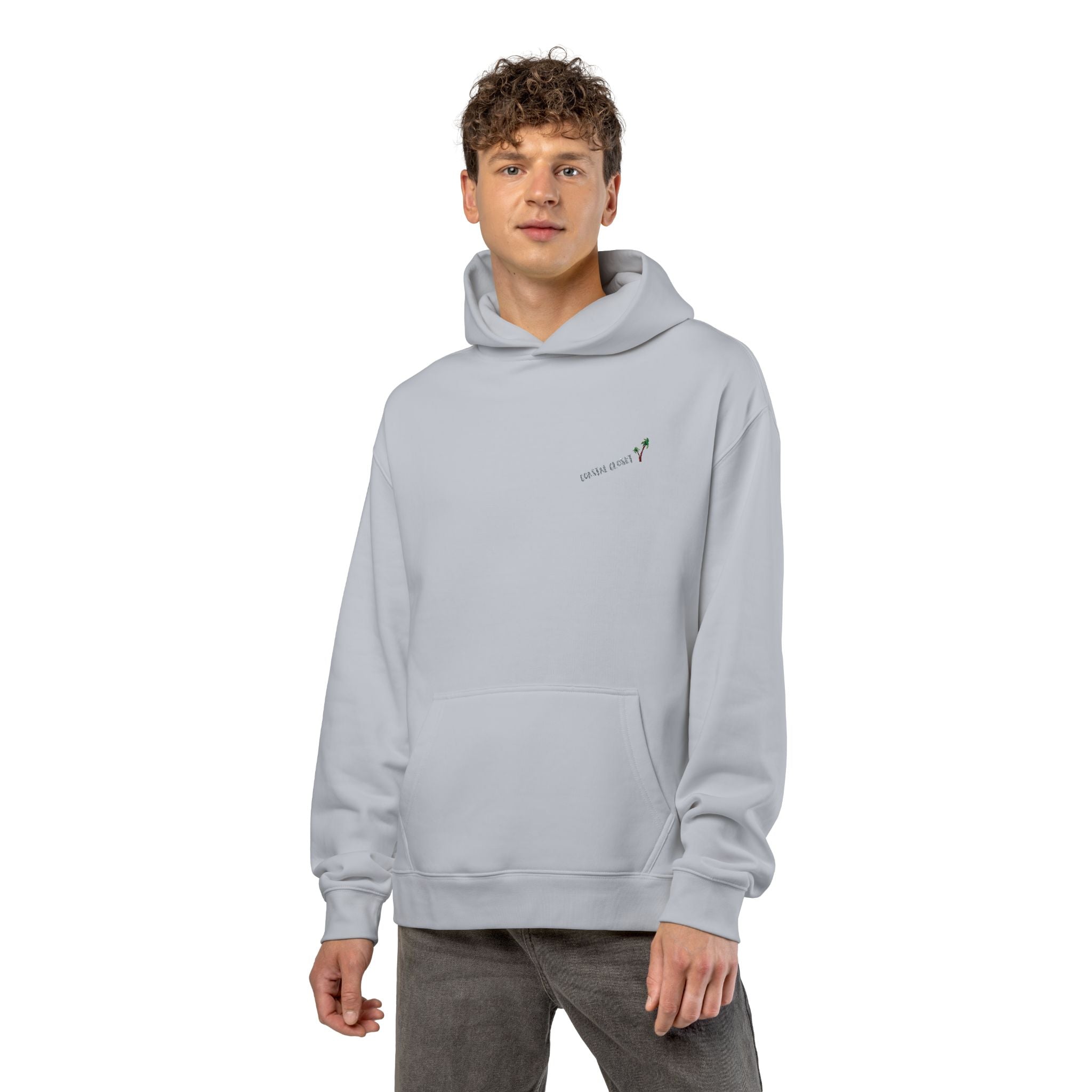 Minimal Dandelion Hoodie — Cozy Neutral Relaxed Fit with Tiny Dandelion Design