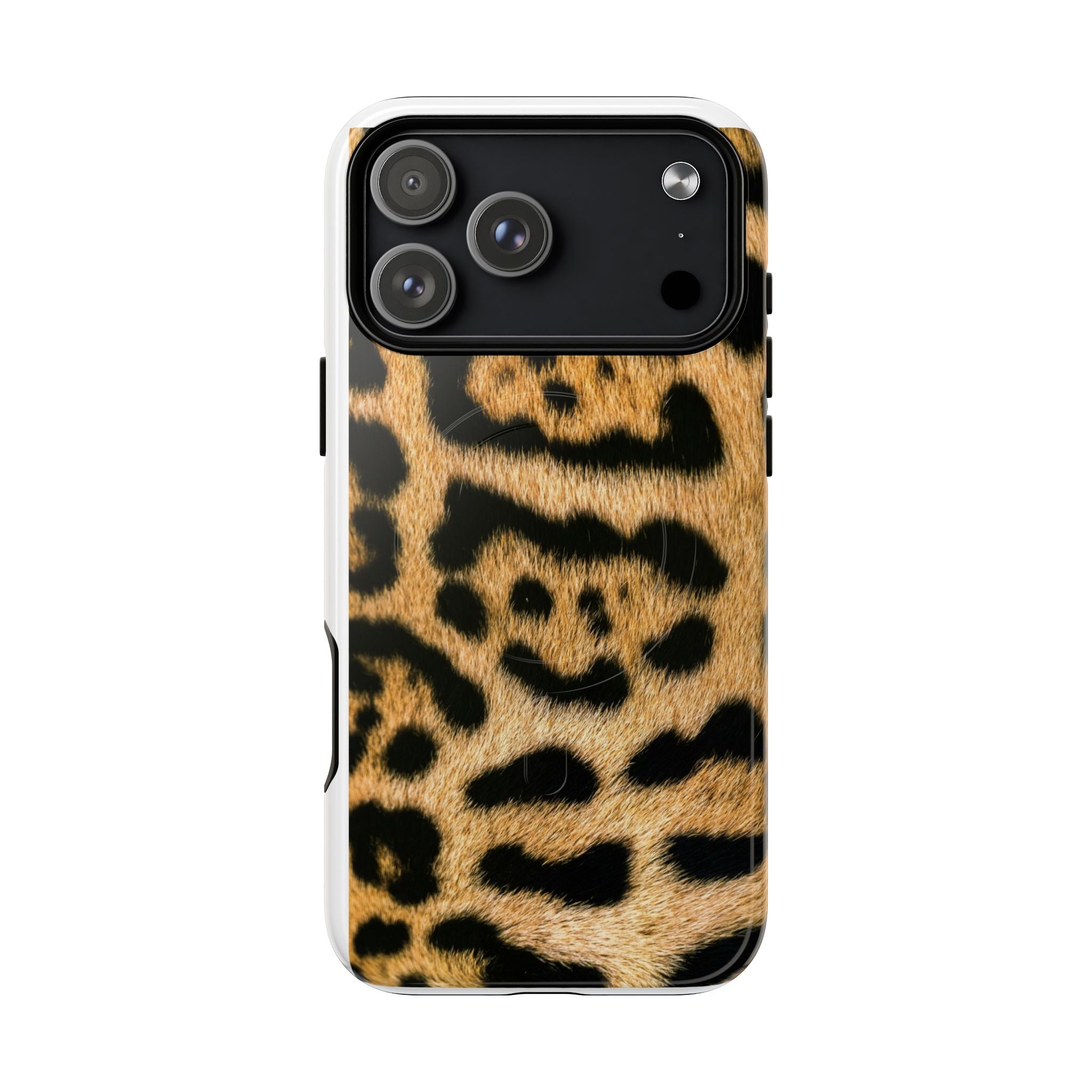 Leopard Print Phone Case Tough Magnetic Case | Animal Print Magnetic Phone Cover