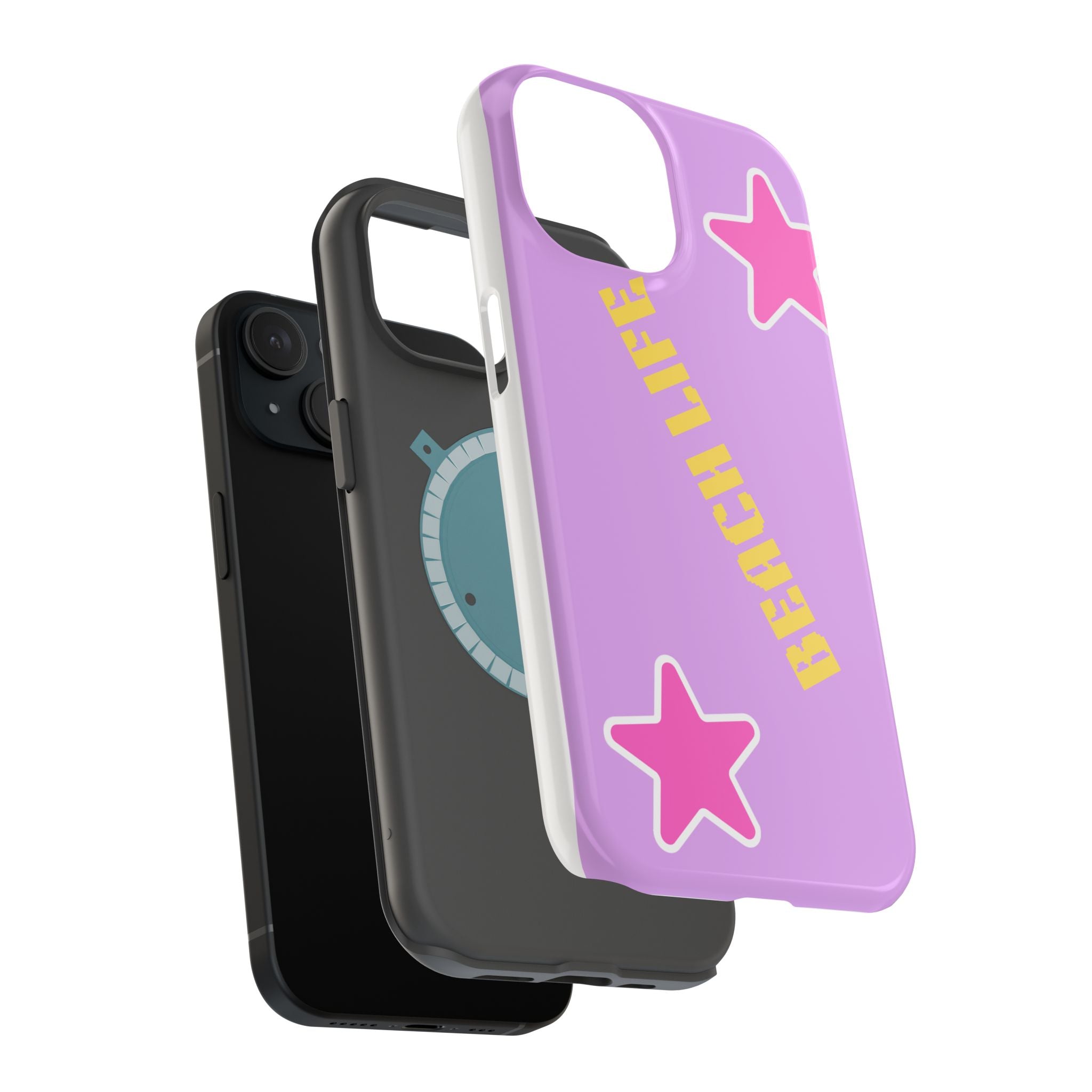 Beach Life Phone Case | Purple Starfish Magnetic Impact Case