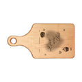 Engraved 'Love at First Bite' Wooden Cutting Board – Romantic Kitchen Gift