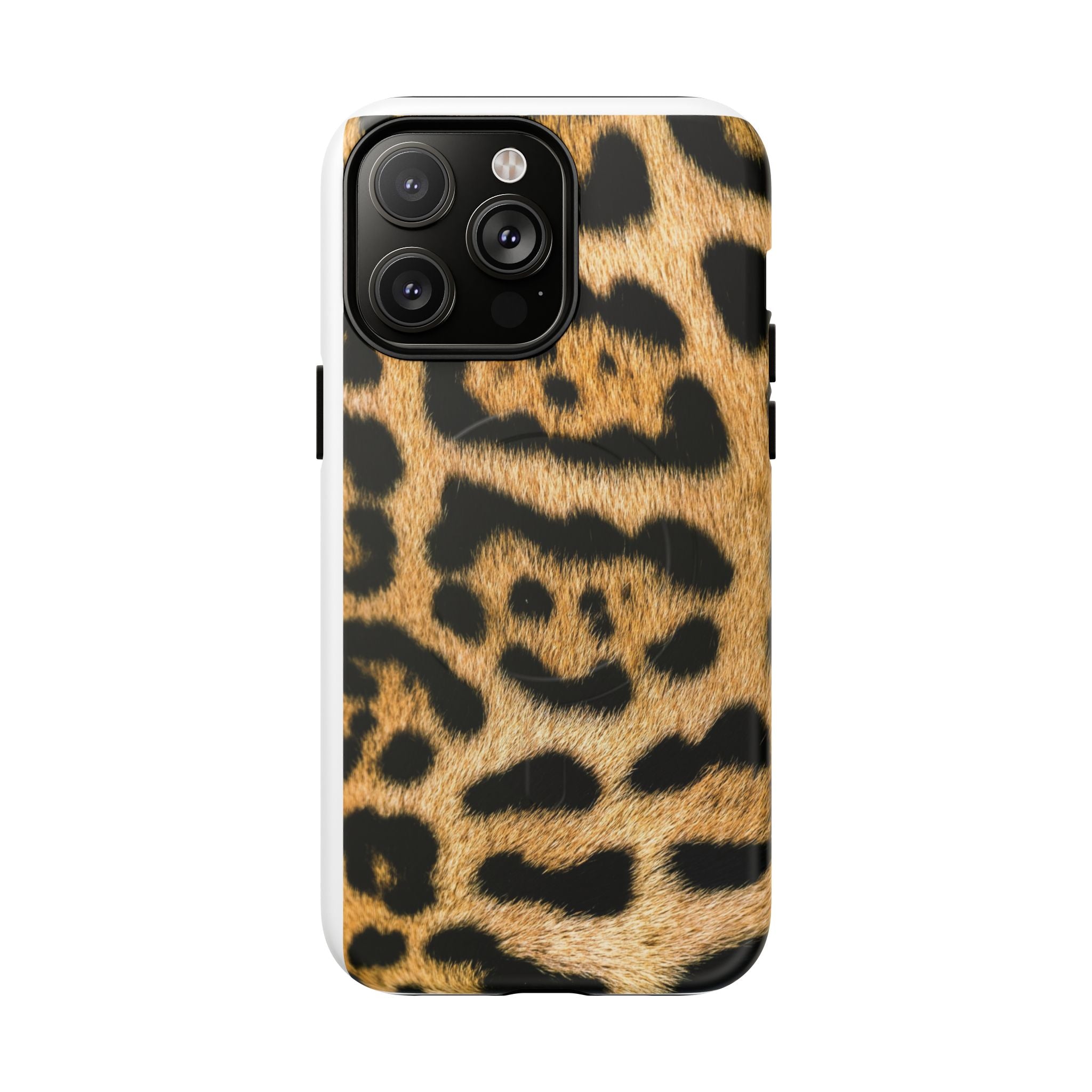 Leopard Print Phone Case Tough Magnetic Case | Animal Print Magnetic Phone Cover