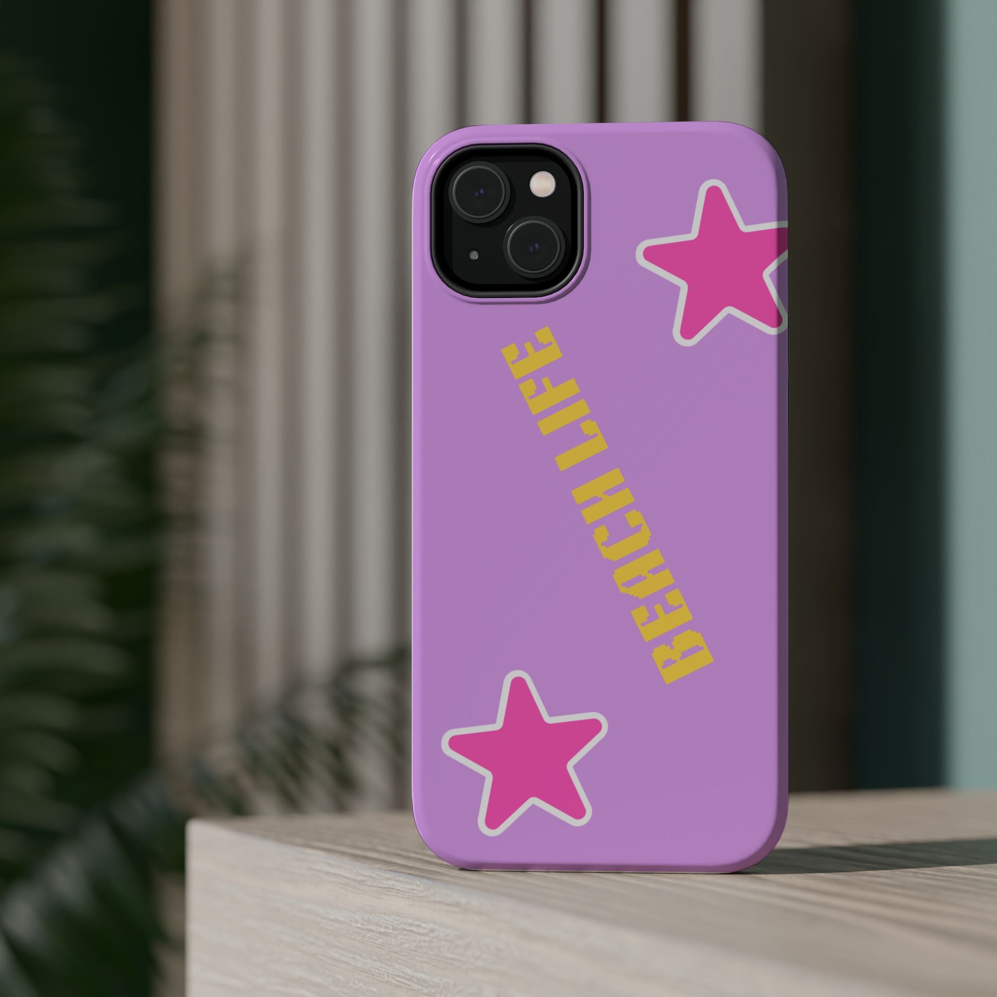 Beach Life Phone Case | Purple Starfish Magnetic Impact Case