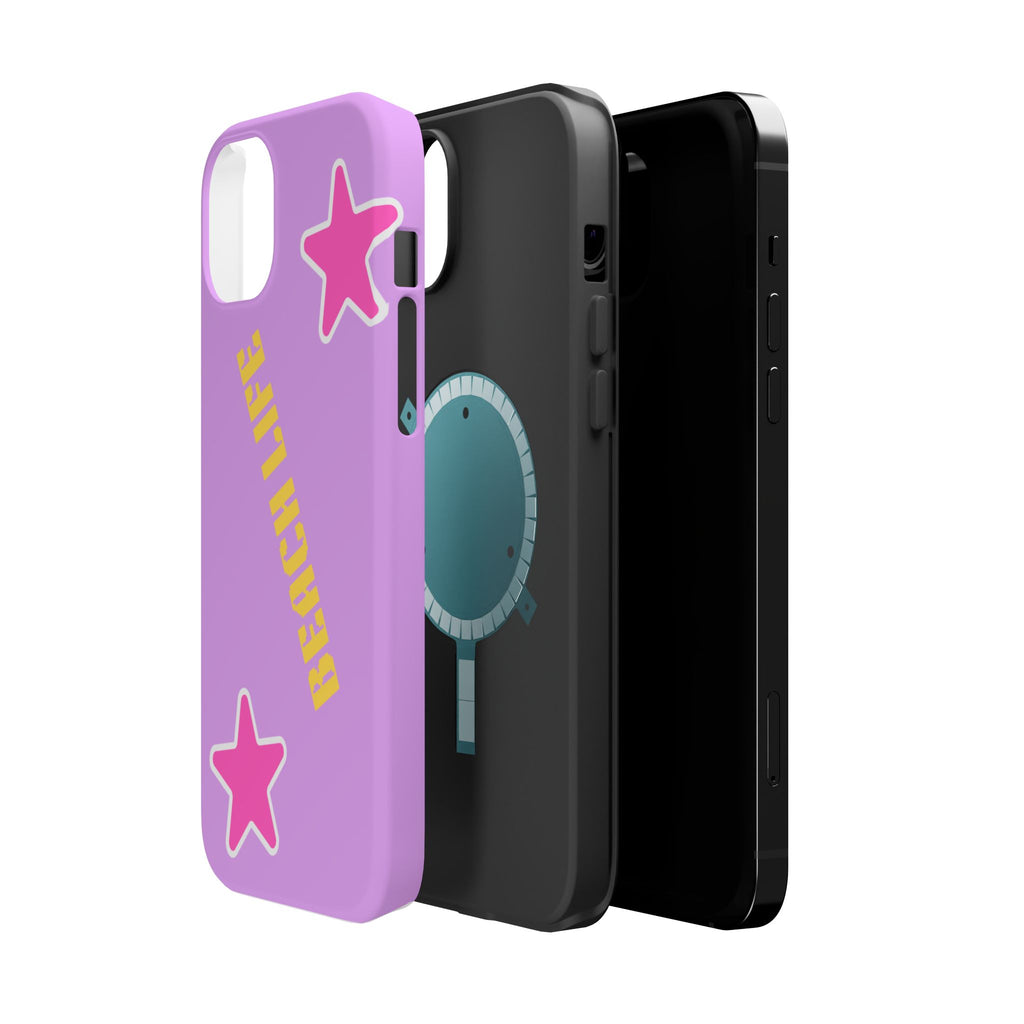 Beach Life Phone Case | Purple Starfish Magnetic Impact Case