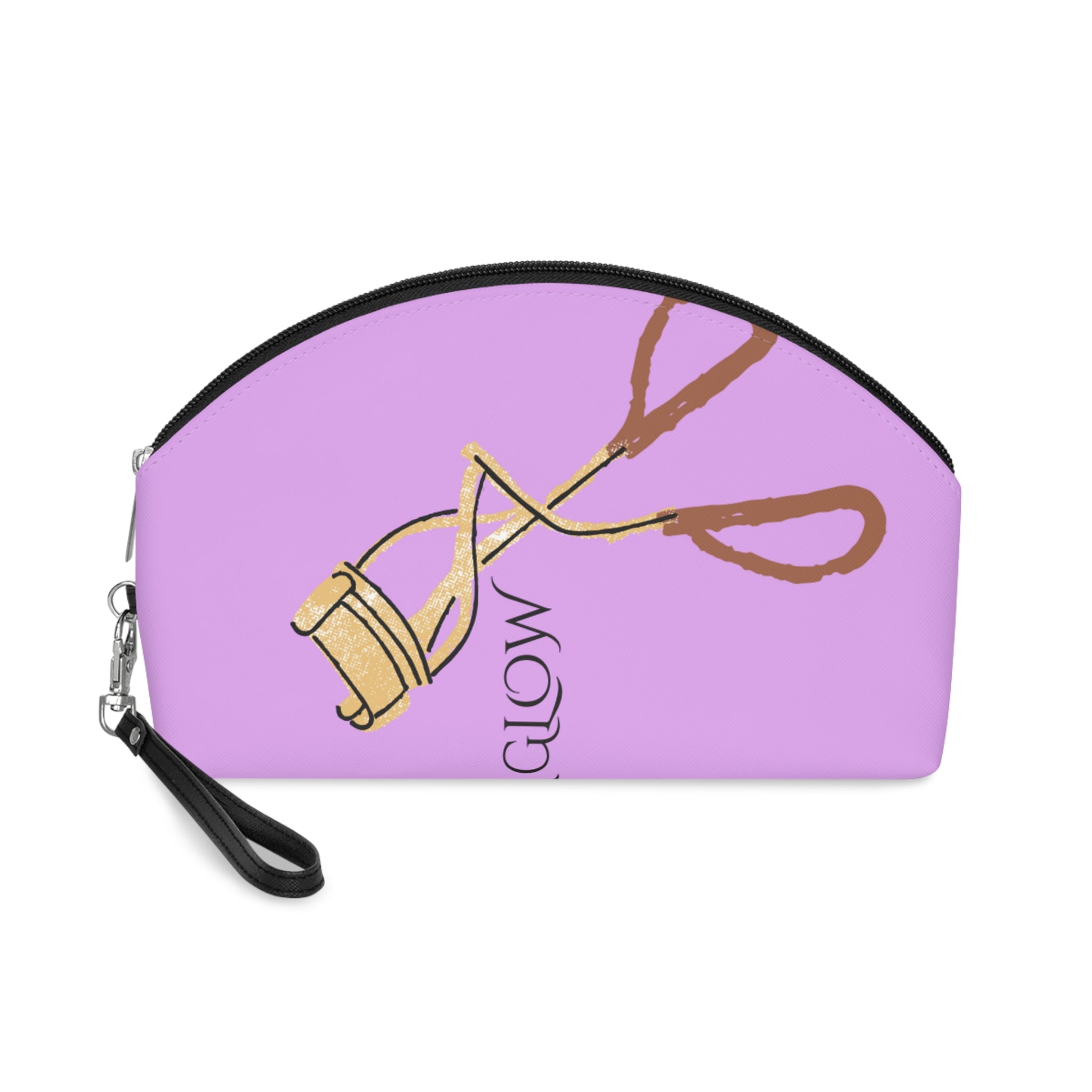 Mascara & Eyelash Curler Makeup Bag | Cosmetic Pouch, Lilac