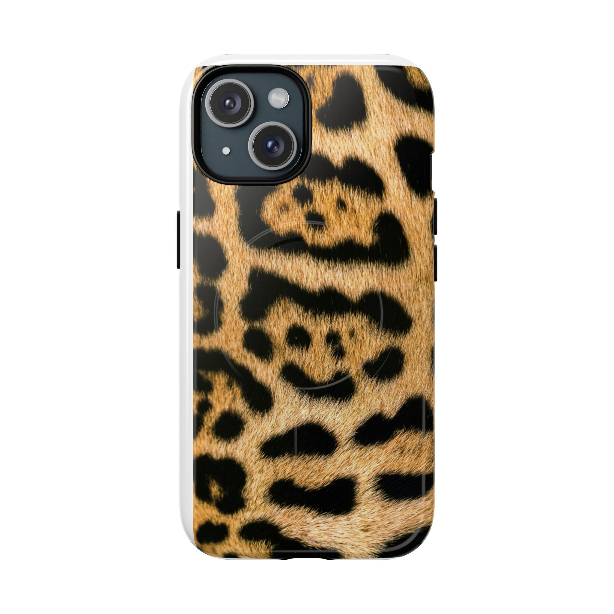 Leopard Print Phone Case Tough Magnetic Case | Animal Print Magnetic Phone Cover