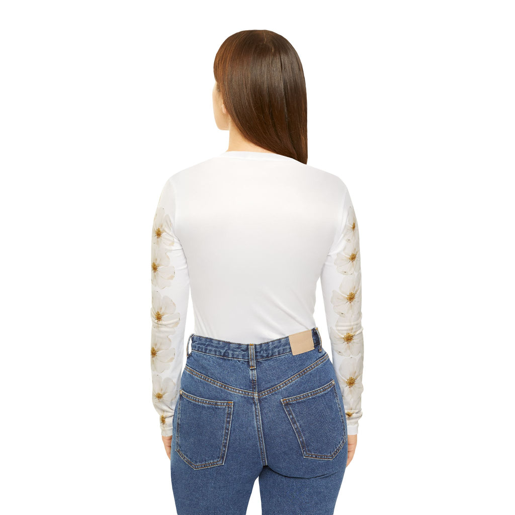 Womens Floral V-Neck