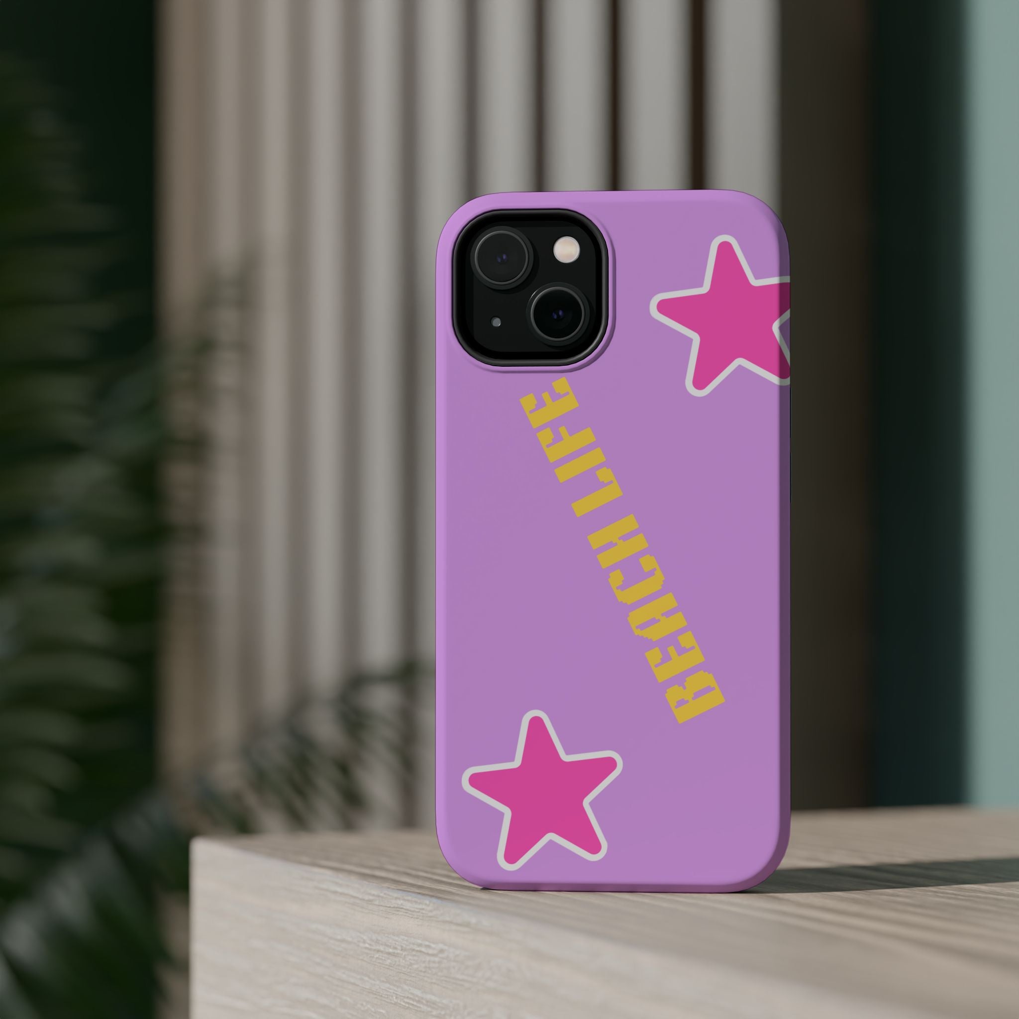 Beach Life Phone Case | Purple Starfish Magnetic Impact Case