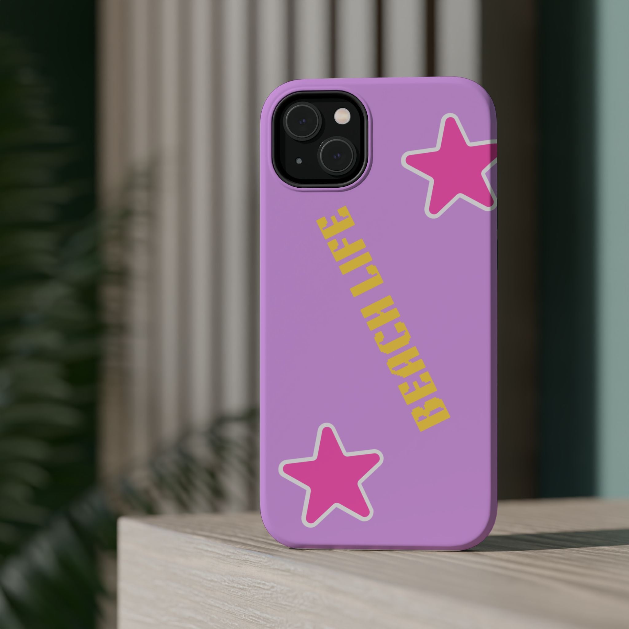 Beach Life Phone Case | Purple Starfish Magnetic Impact Case