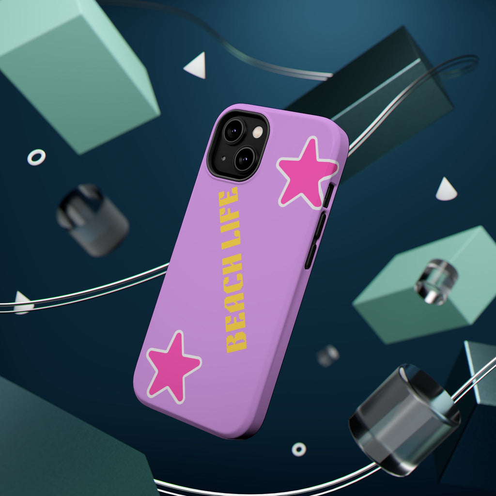 Beach Life Phone Case | Purple Starfish Magnetic Impact Case