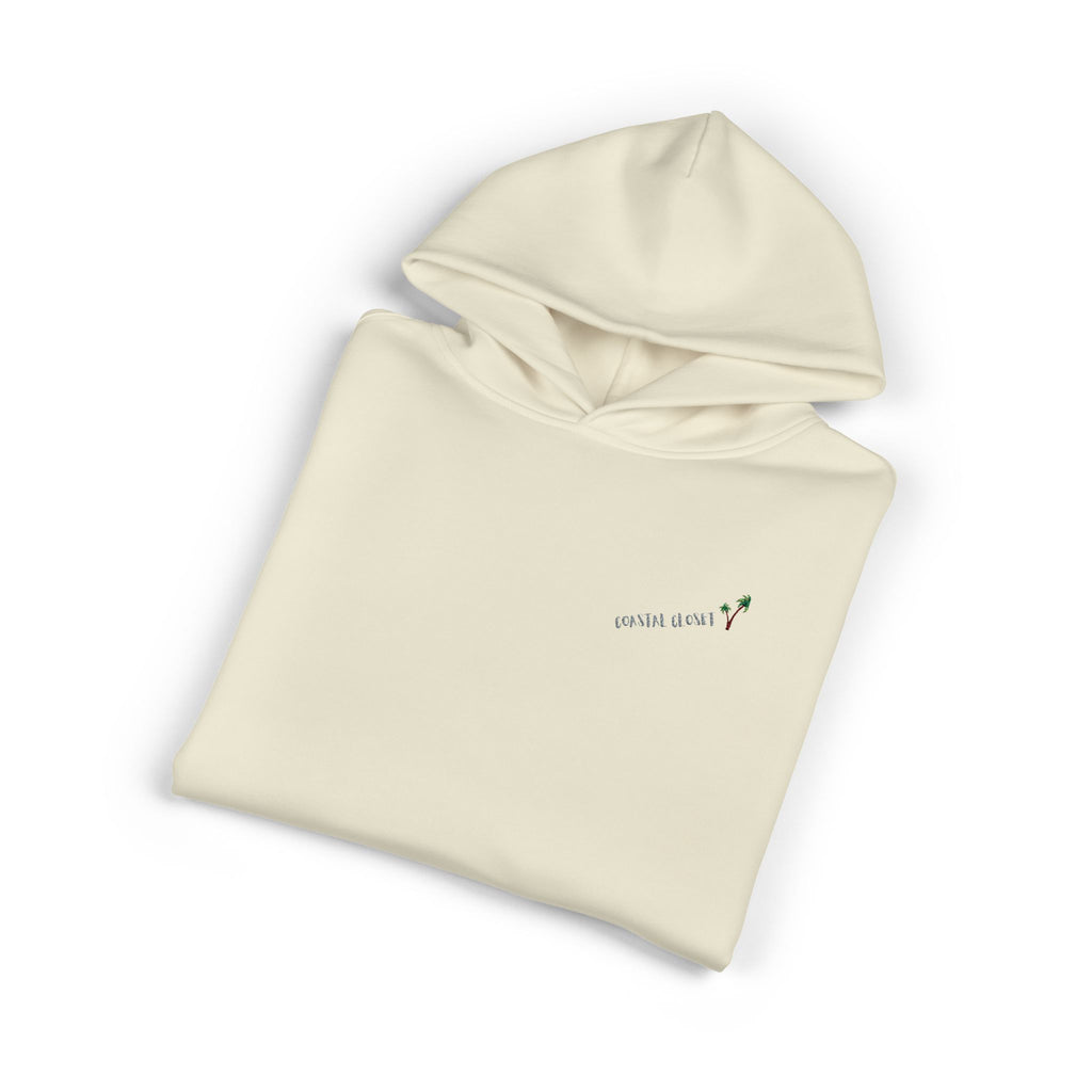 Minimal Dandelion Hoodie — Cozy Neutral Relaxed Fit with Tiny Dandelion Design