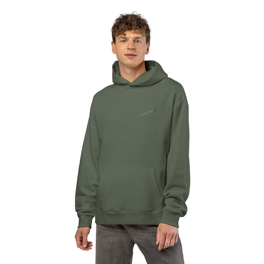 Minimal Dandelion Hoodie — Cozy Neutral Relaxed Fit with Tiny Dandelion Design