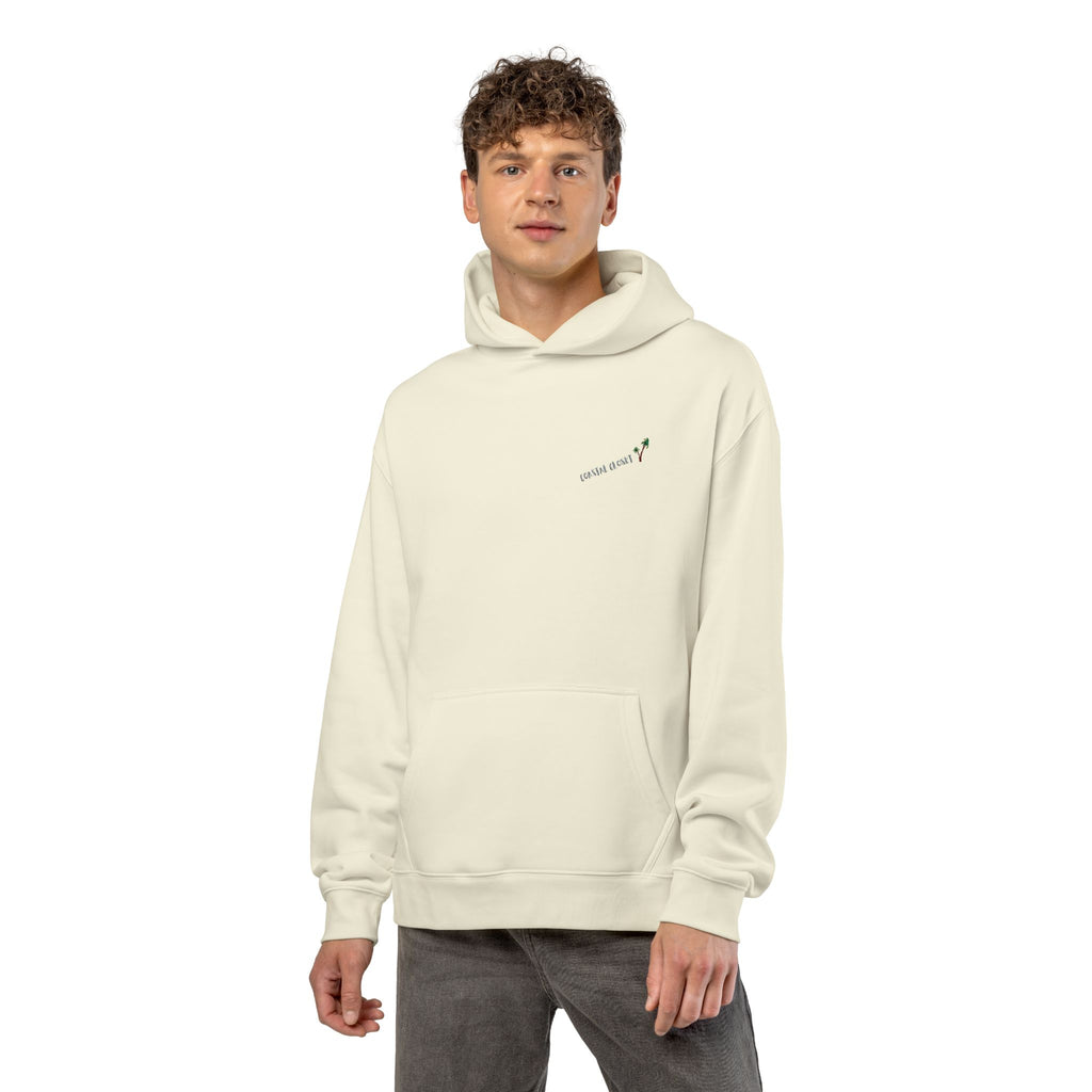 Minimal Dandelion Hoodie — Cozy Neutral Relaxed Fit with Tiny Dandelion Design