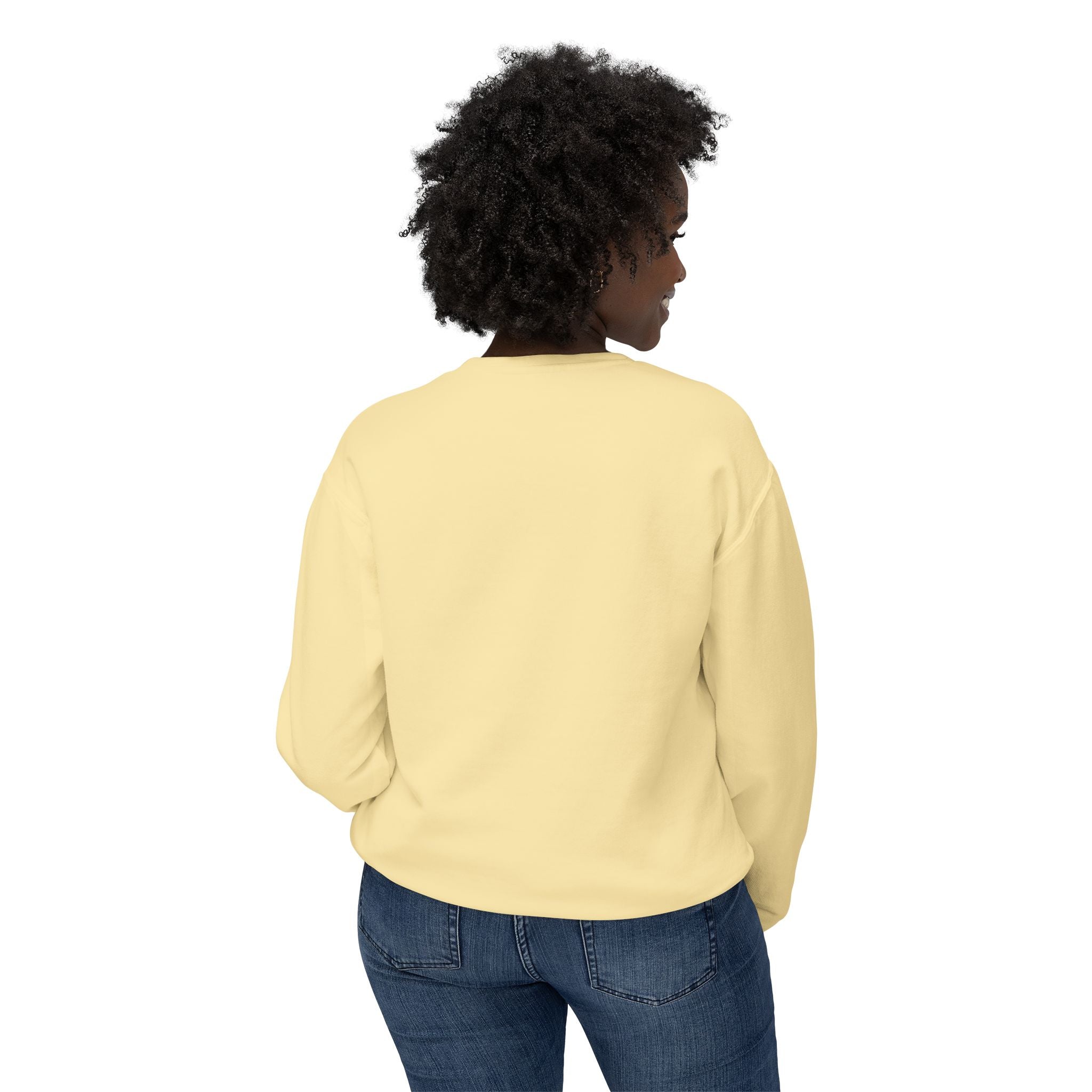 Hibiscus Floral Crewneck Sweatshirt — Lightweight Tropical Flower Pullover