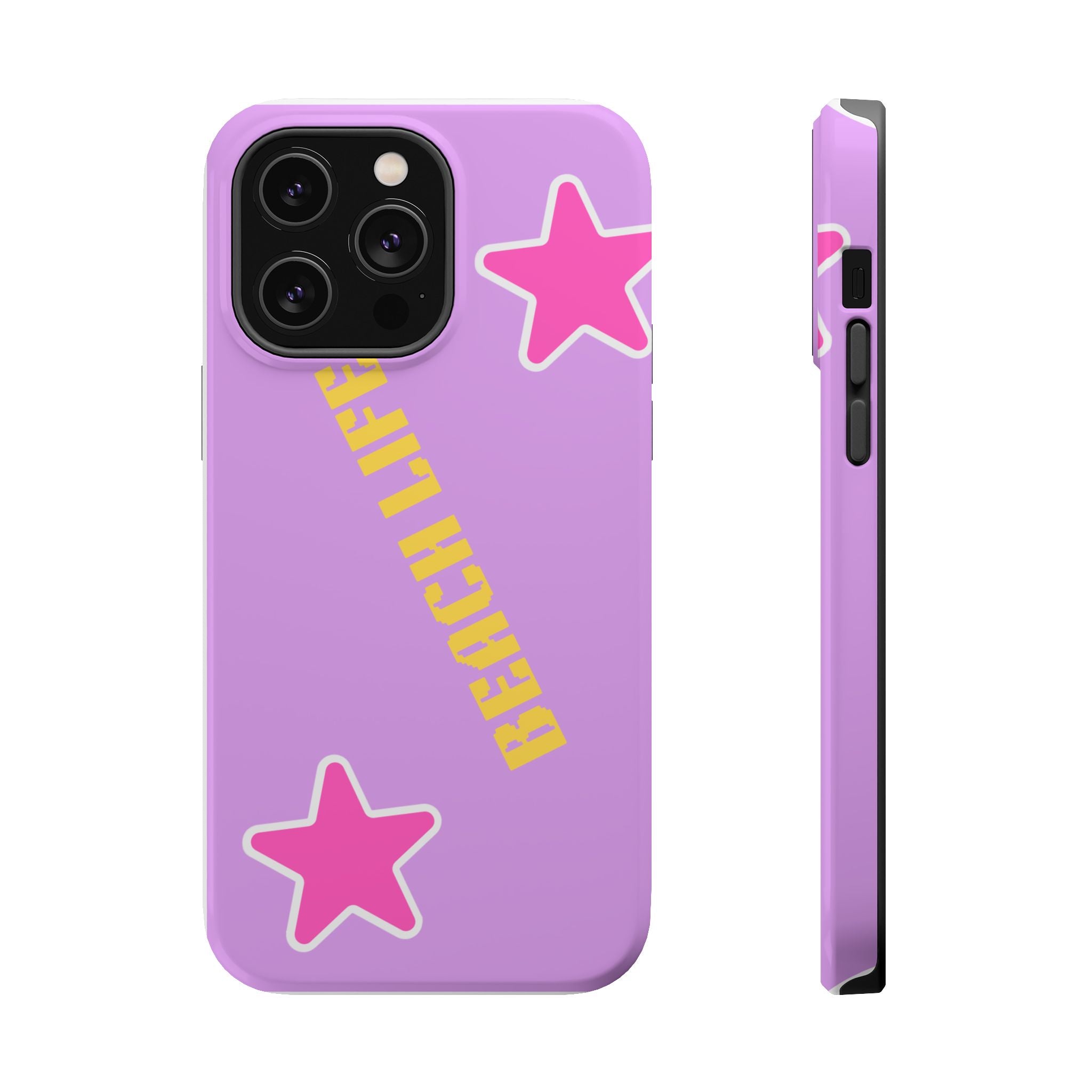 Beach Life Phone Case | Purple Starfish Magnetic Impact Case