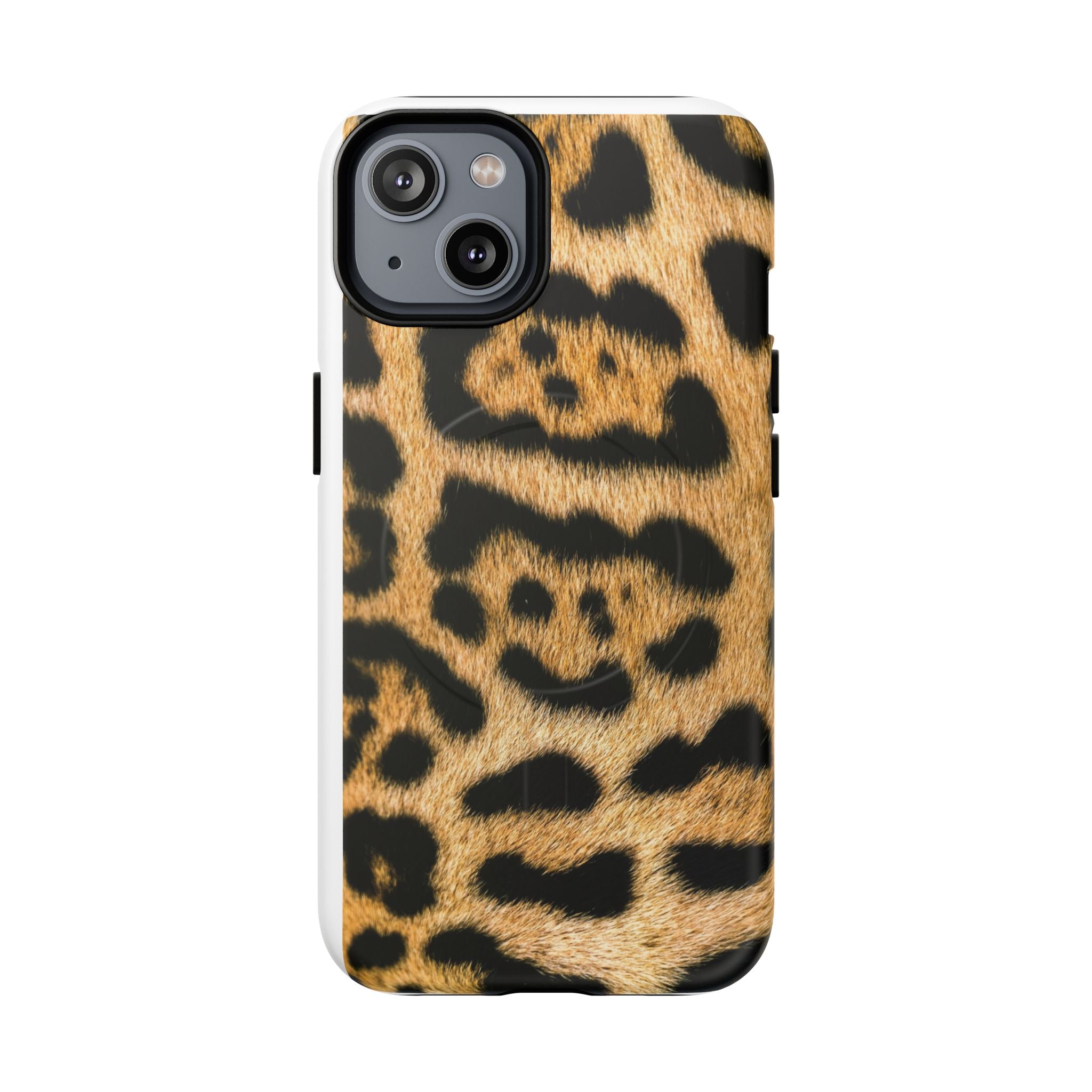 Leopard Print Phone Case Tough Magnetic Case | Animal Print Magnetic Phone Cover