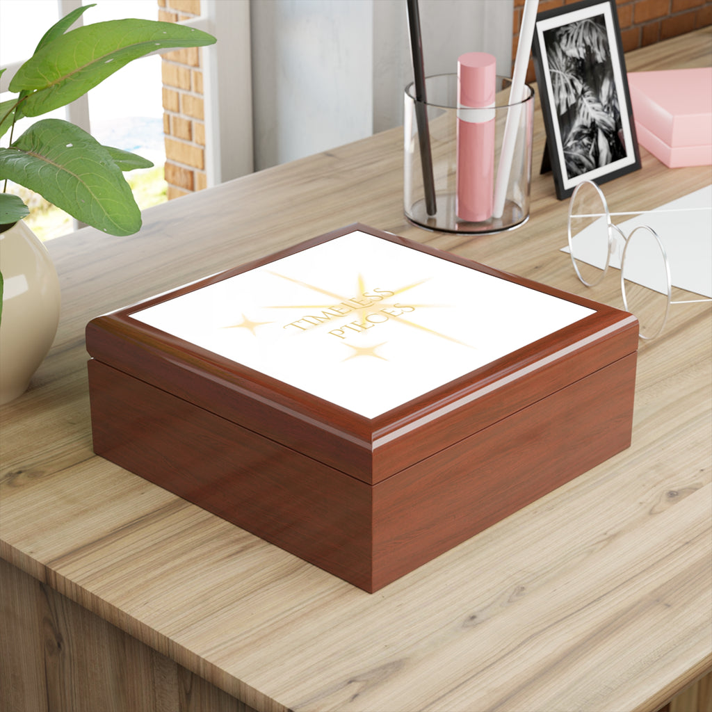 Timeless Pieces Jewelry Box — Elegant Sparkle Keepsake Organizer