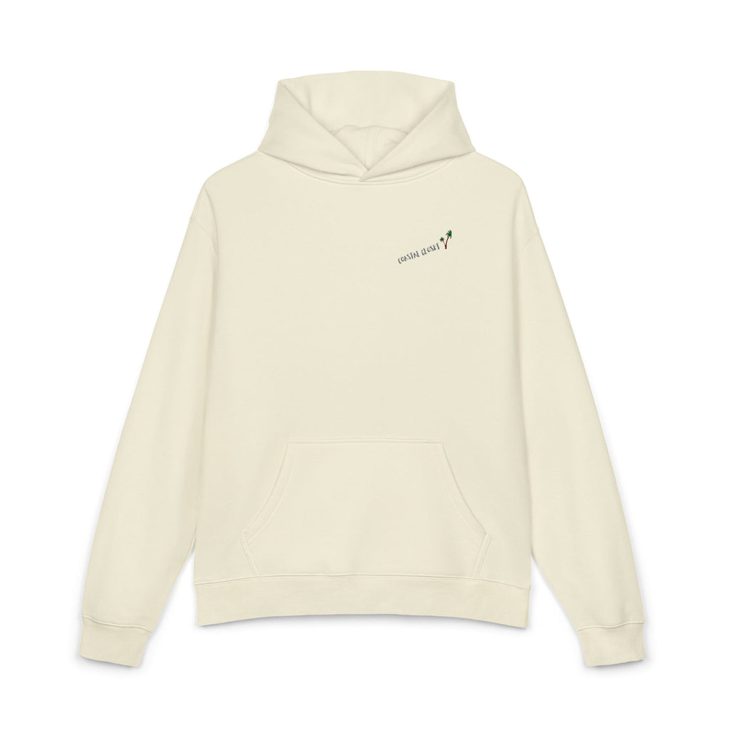 Minimal Dandelion Hoodie — Cozy Neutral Relaxed Fit with Tiny Dandelion Design