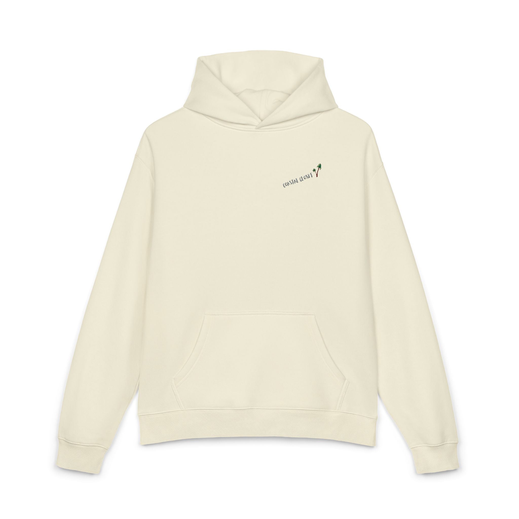 Minimal Dandelion Hoodie — Cozy Neutral Relaxed Fit with Tiny Dandelion Design