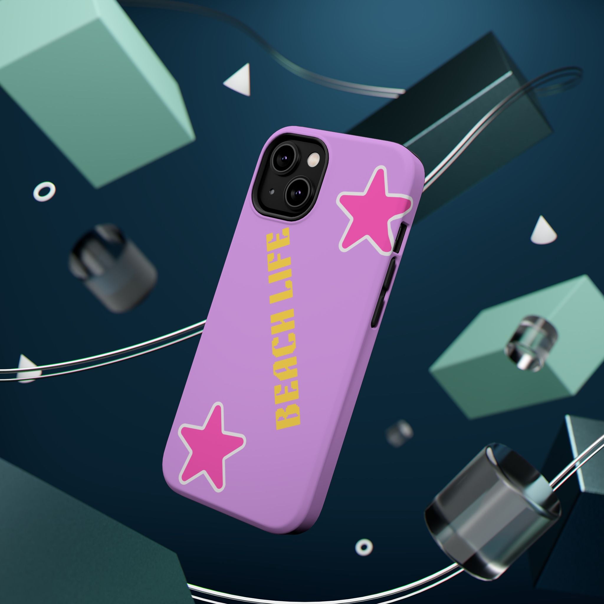 Beach Life Phone Case | Purple Starfish Magnetic Impact Case