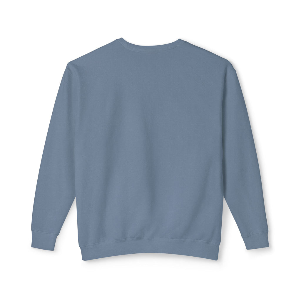 Hibiscus Floral Crewneck Sweatshirt — Lightweight Tropical Flower Pullover