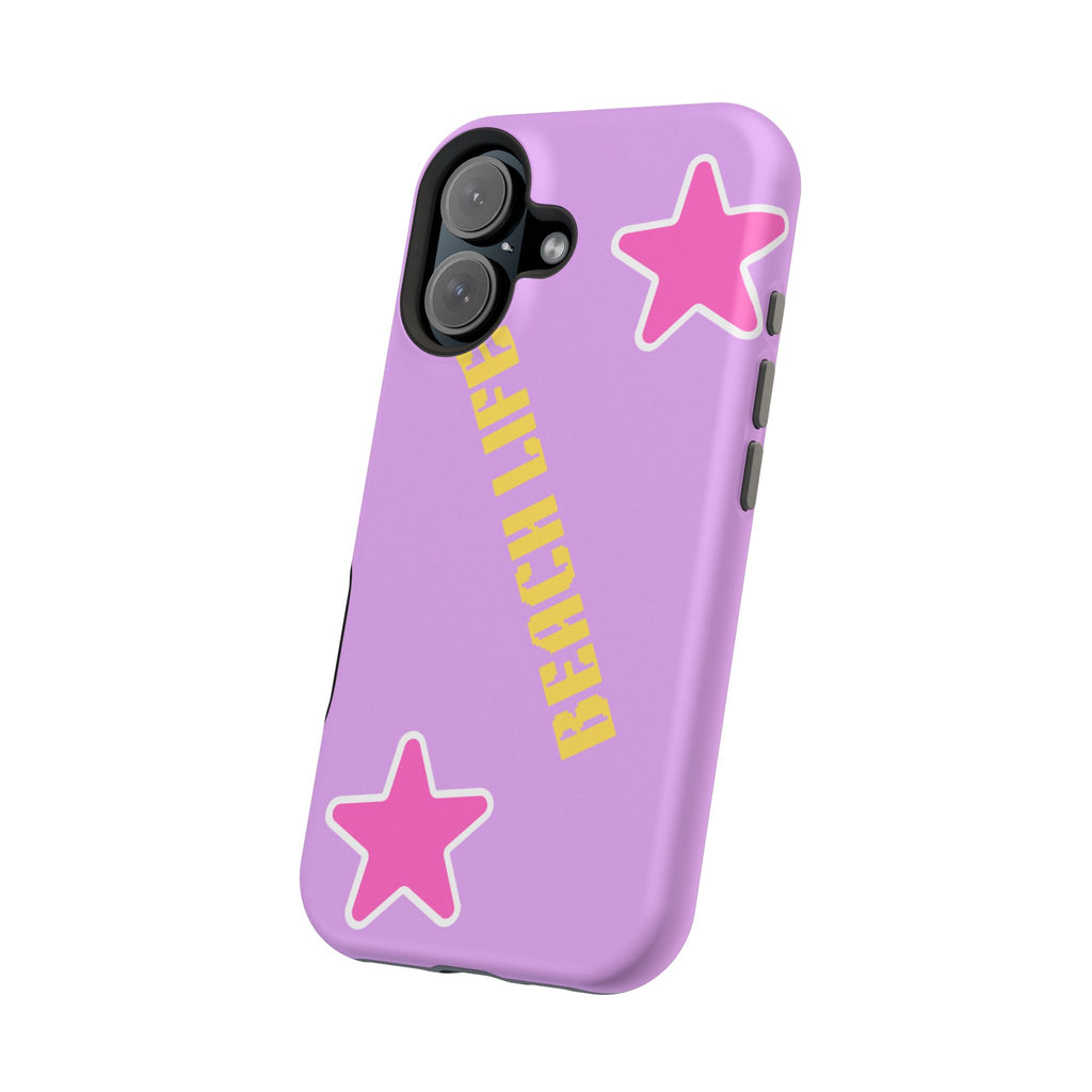 Beach Life Phone Case | Purple Starfish Magnetic Impact Case