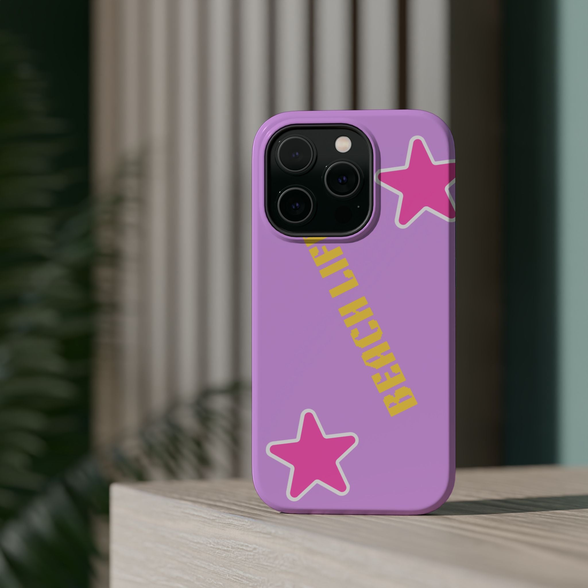 Beach Life Phone Case | Purple Starfish Magnetic Impact Case