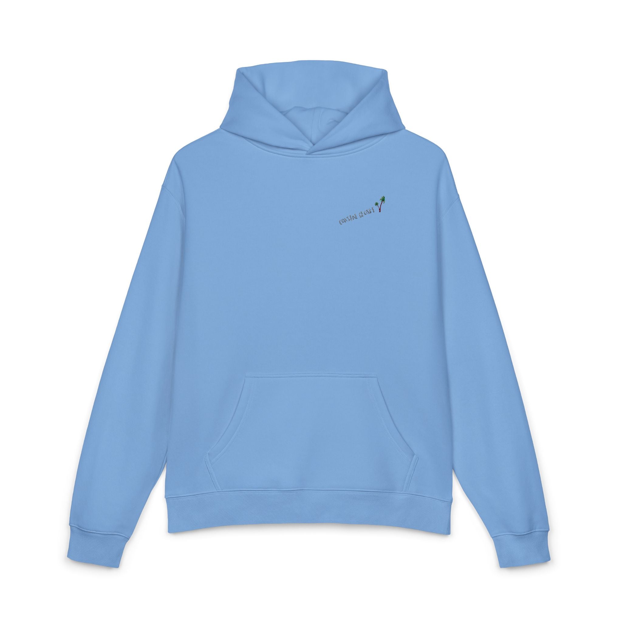 Minimal Dandelion Hoodie — Cozy Neutral Relaxed Fit with Tiny Dandelion Design