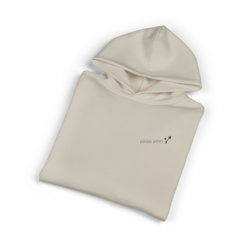 Minimal Dandelion Hoodie — Cozy Neutral Relaxed Fit with Tiny Dandelion Design