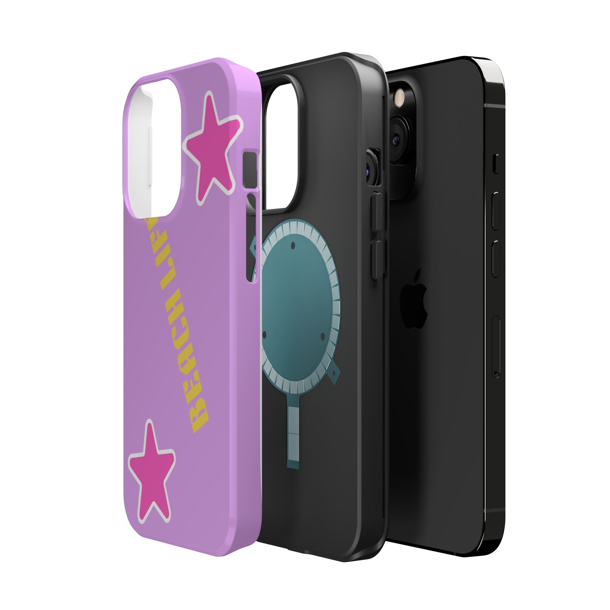 Beach Life Phone Case | Purple Starfish Magnetic Impact Case