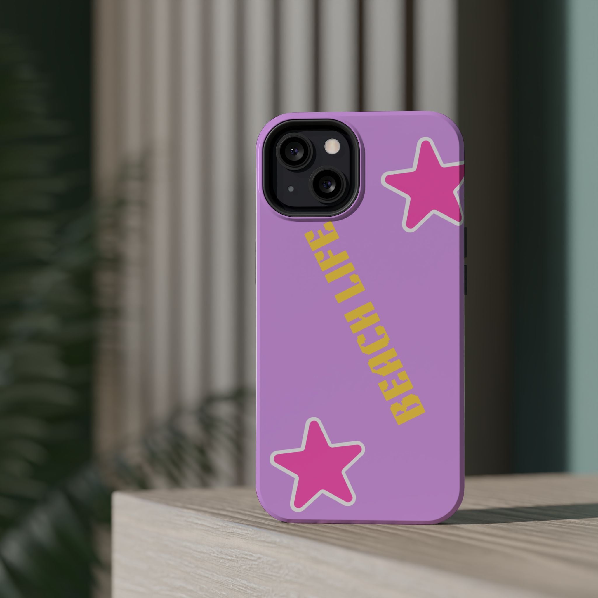 Beach Life Phone Case | Purple Starfish Magnetic Impact Case